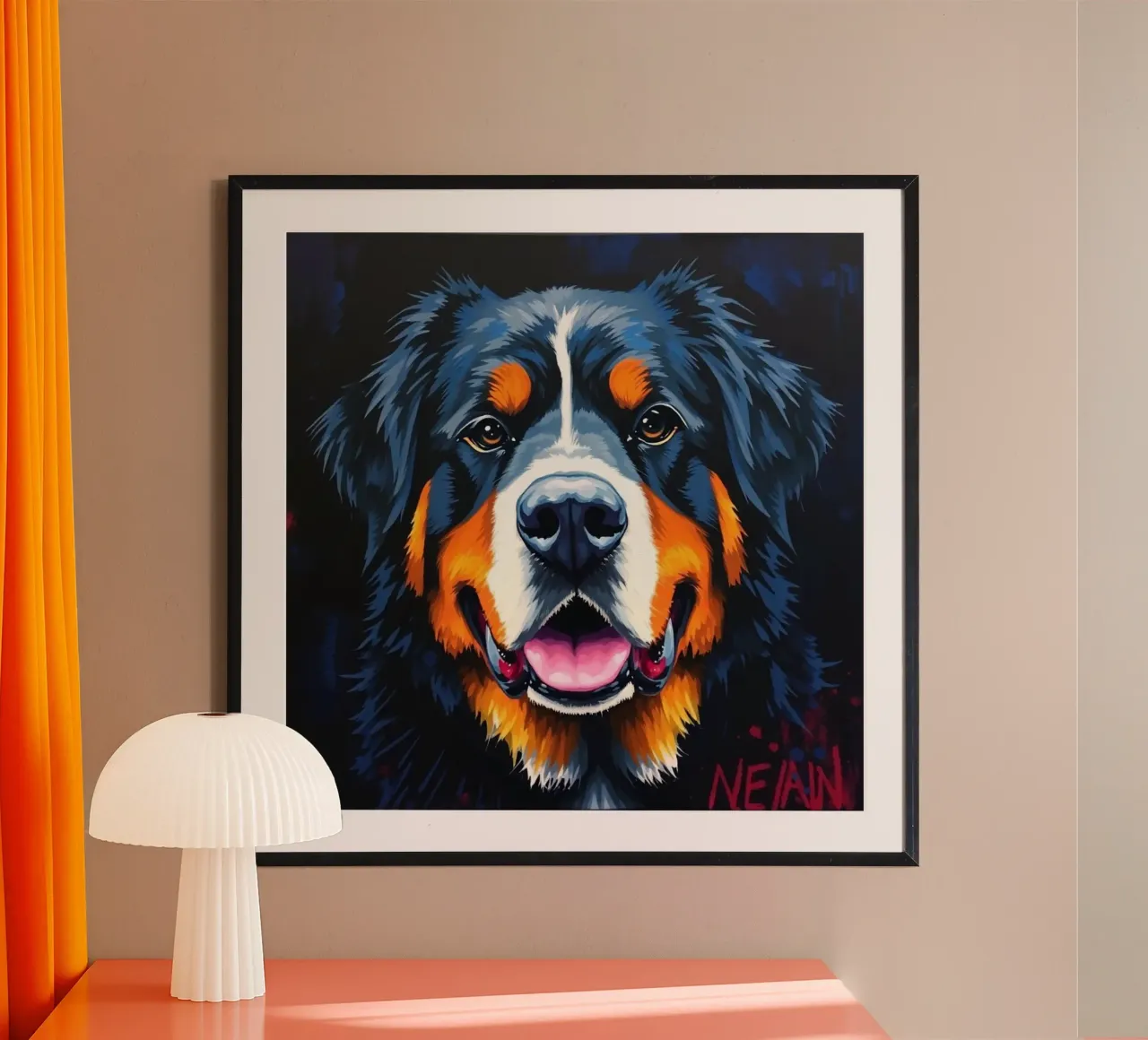 Bellissimo cane da montagna bernese #124 poster da Yumis.Beargang.and.Me