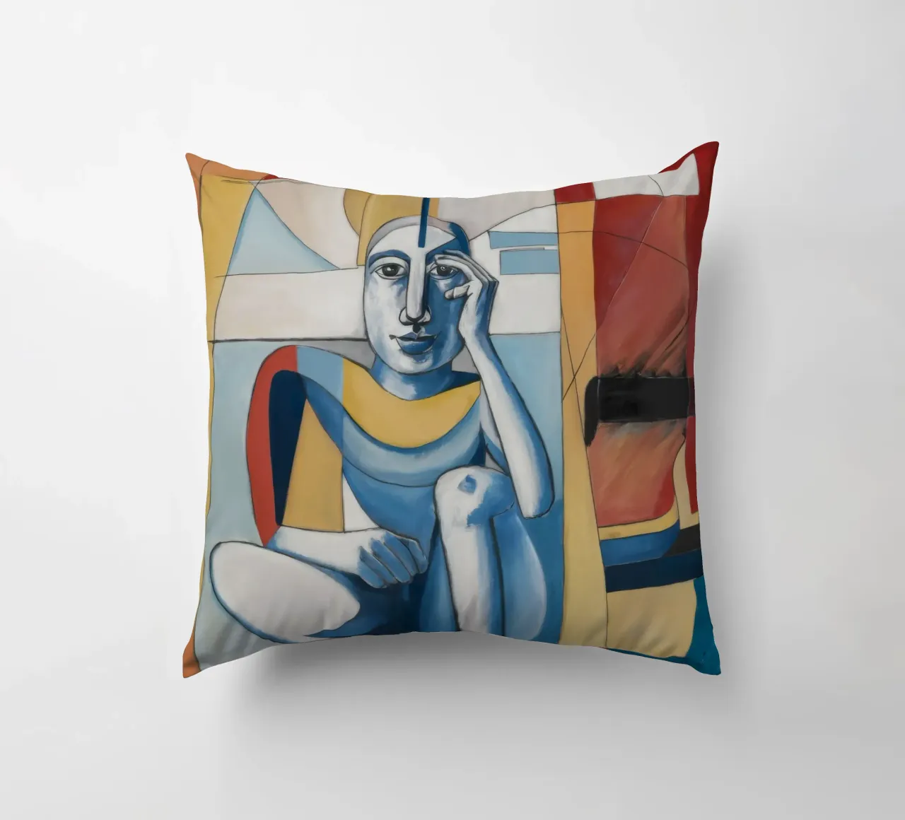 Reverie blu malinconica cuscino da Crimson Whisper