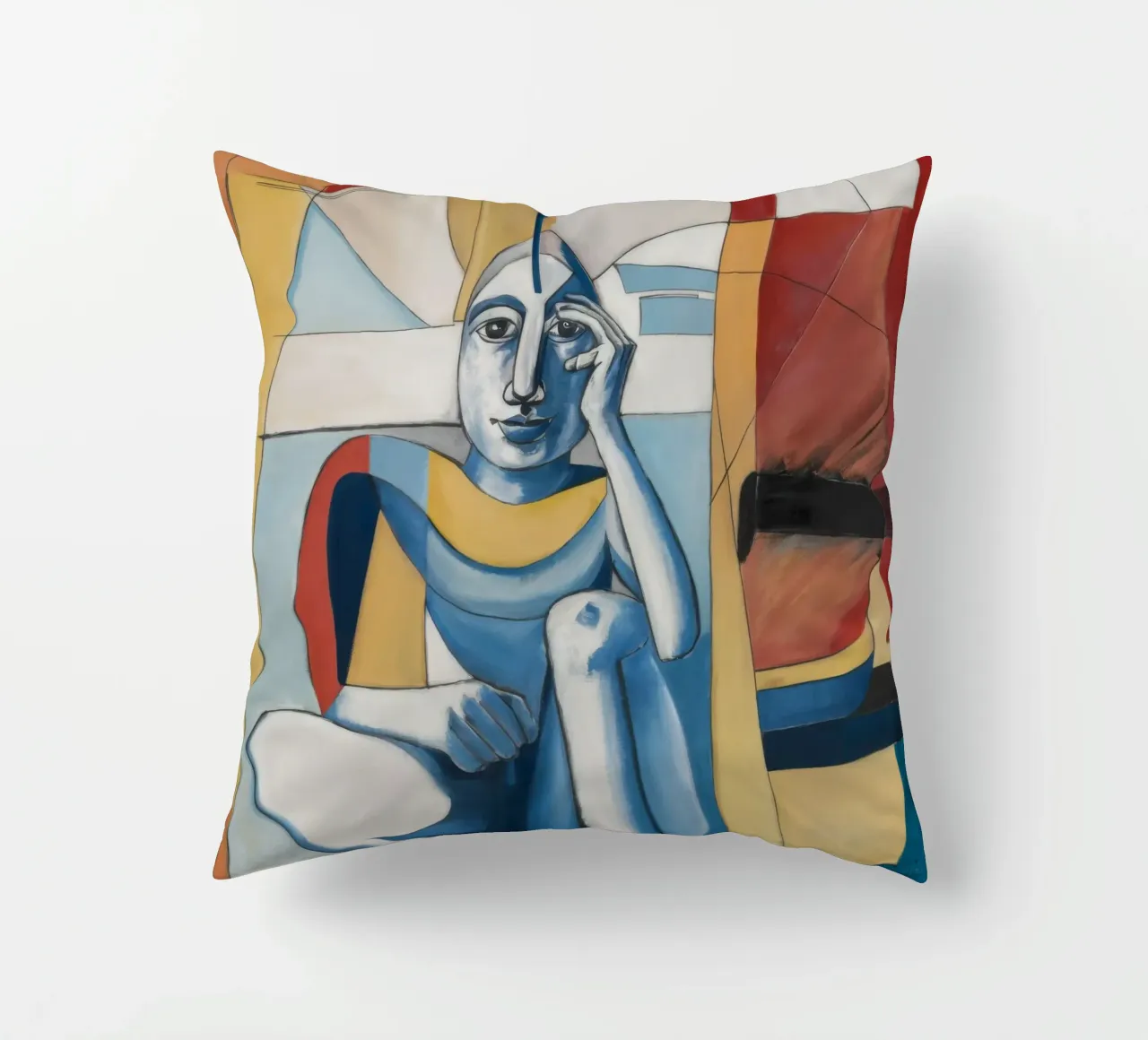 Reverie blu malinconica cuscino da Crimson Whisper