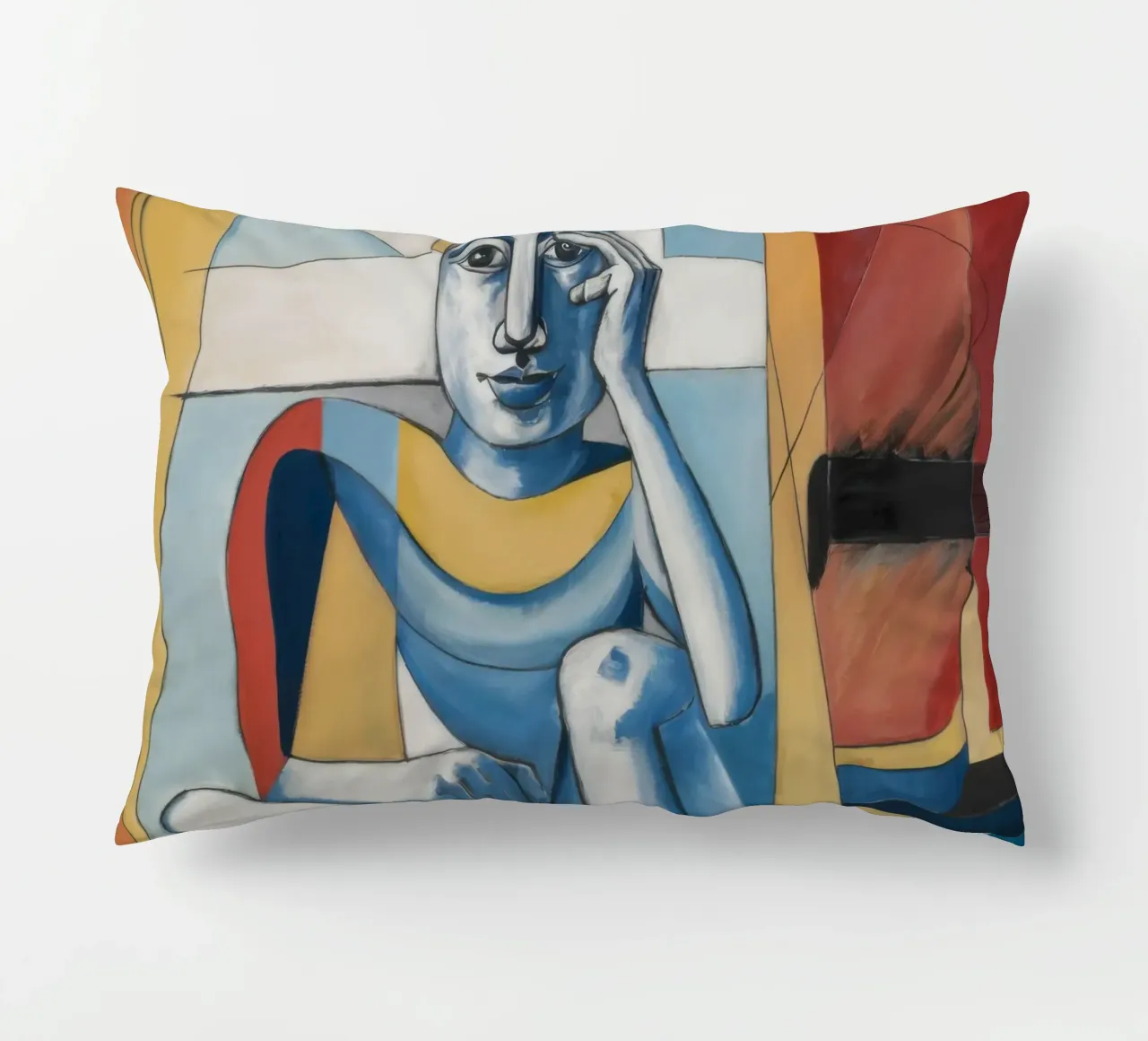 Reverie blu malinconica cuscino da Crimson Whisper