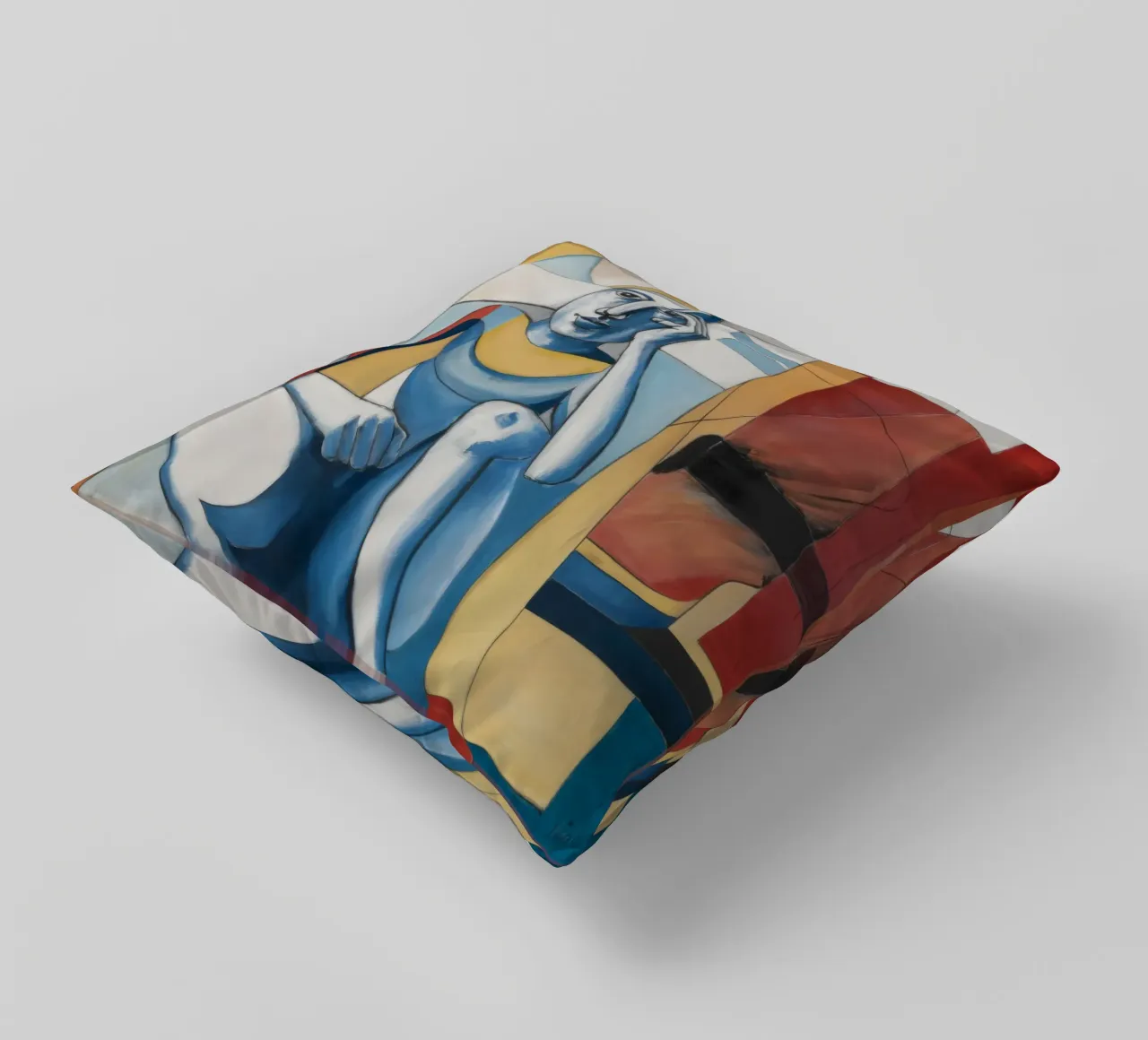 Reverie blu malinconica cuscino da Crimson Whisper
