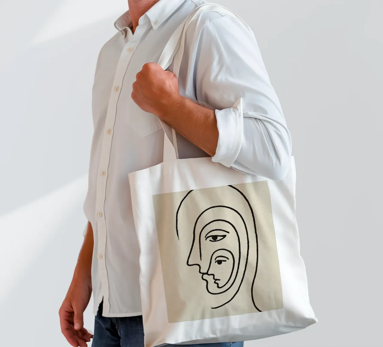 Inner Echo borsa in juta da treechild