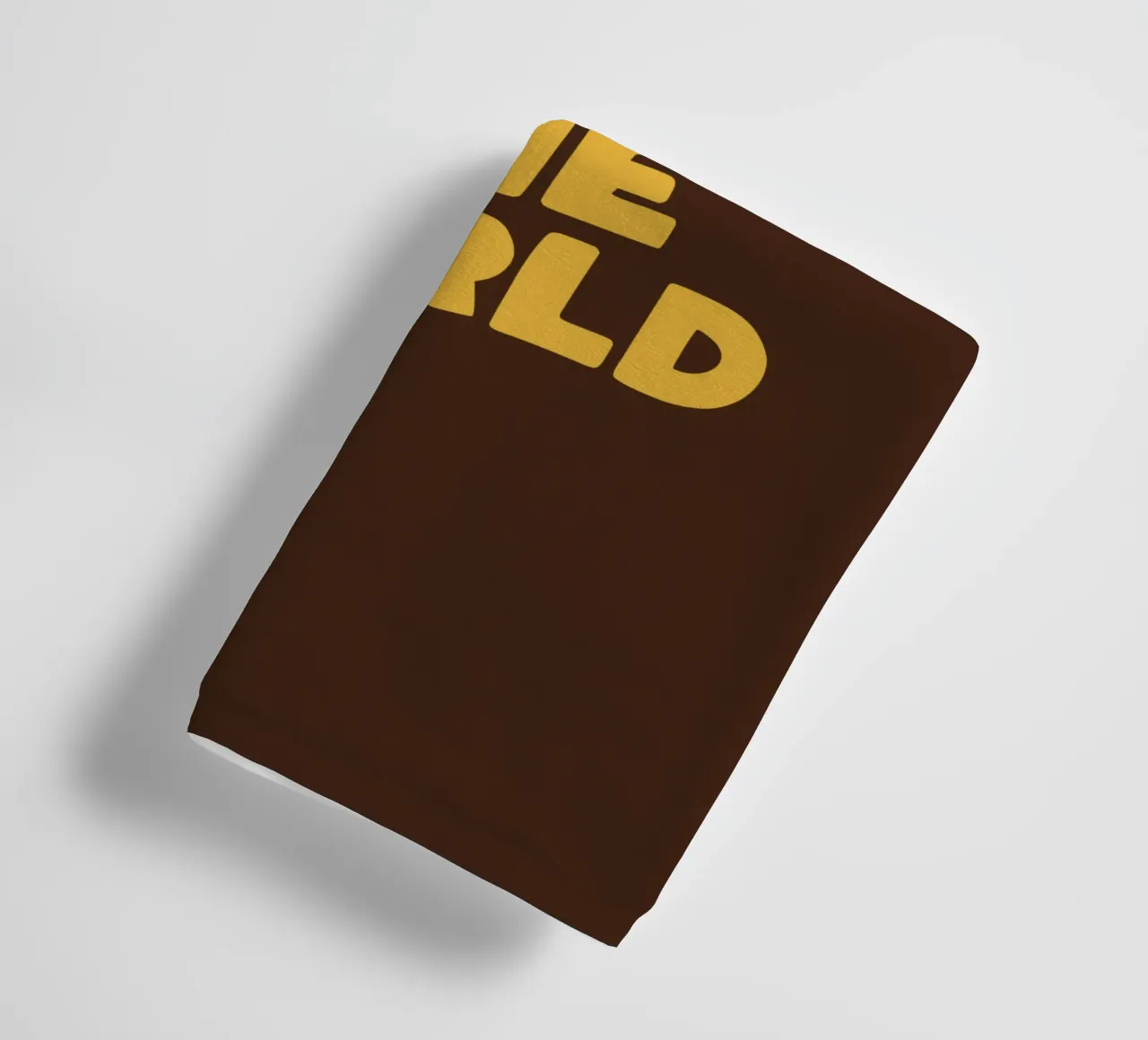 Coffee and Then The World Witty Humorous Typography Print towel by THE MOTIVATED TYPE