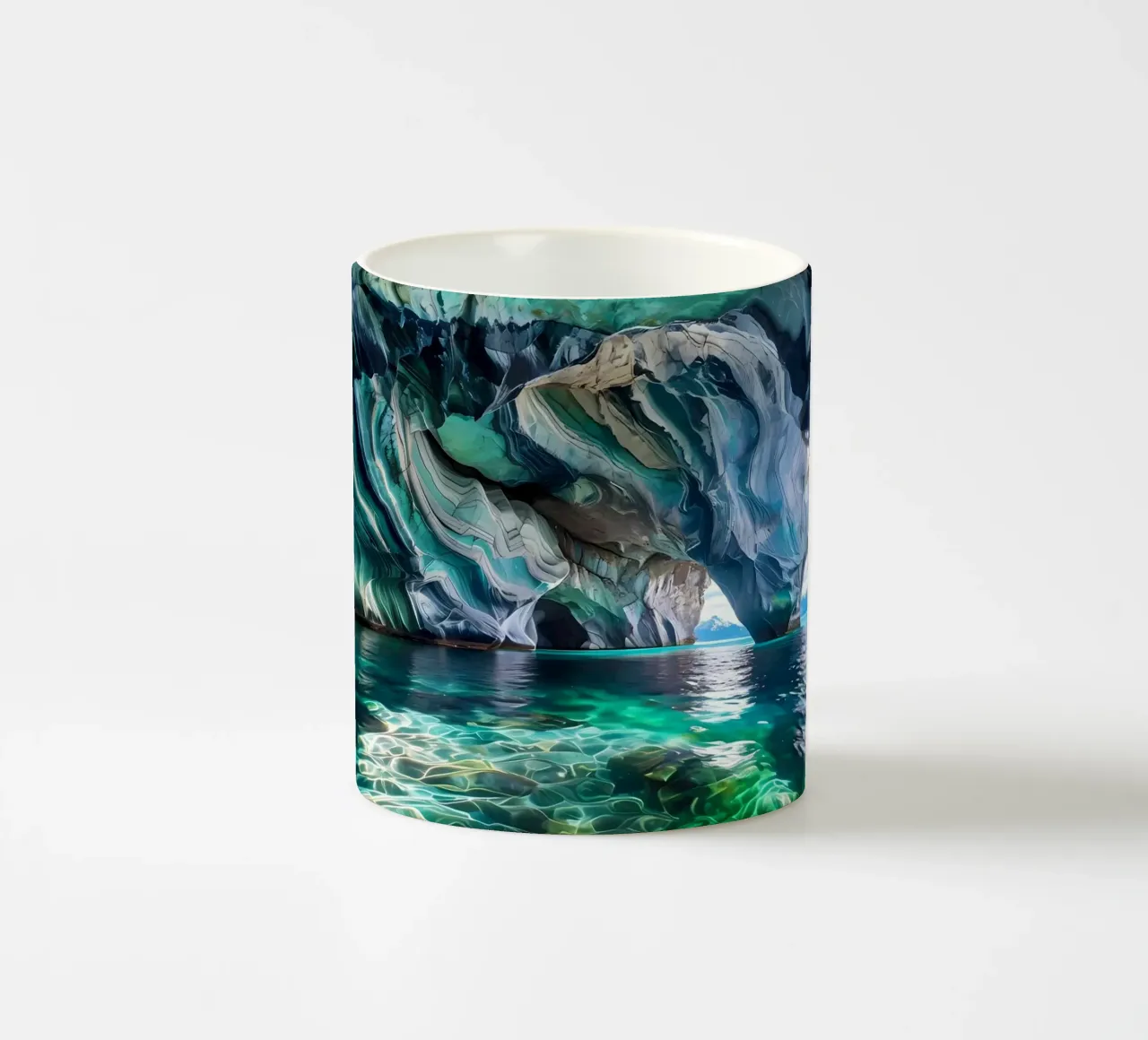 Maestà del marmo patagonico tazza in ceramica da Artistic-shop