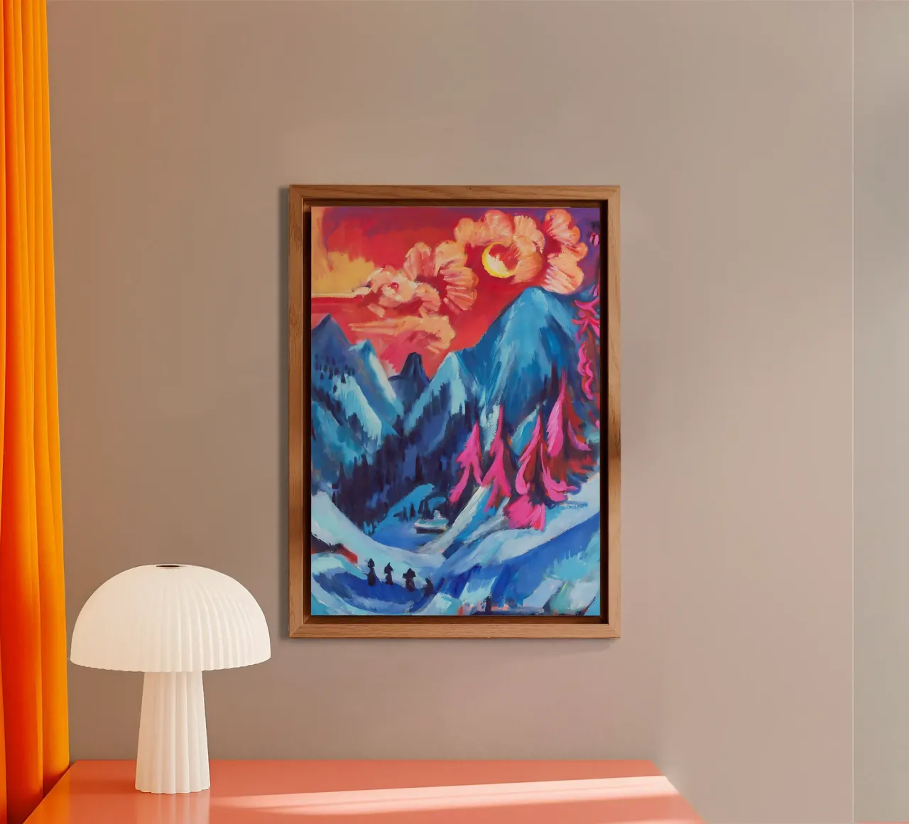 Ernst Ludwig Kirchner - Ernst Ludwig Kirchner, tedesco, espre alluminio dibond da tokovictory