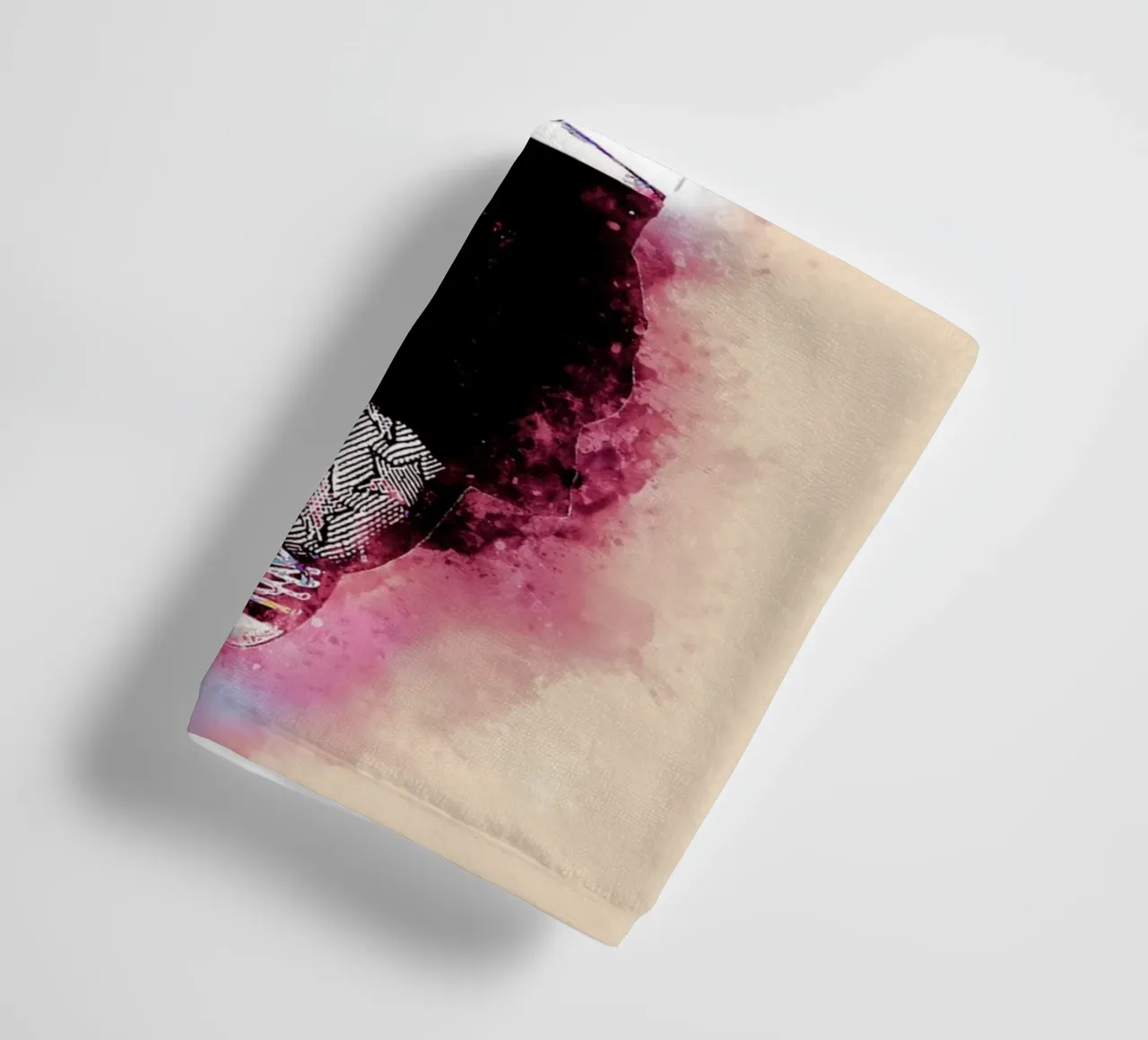 Avril Lavigne Acquerello asciugamano da bagno da neonartroom