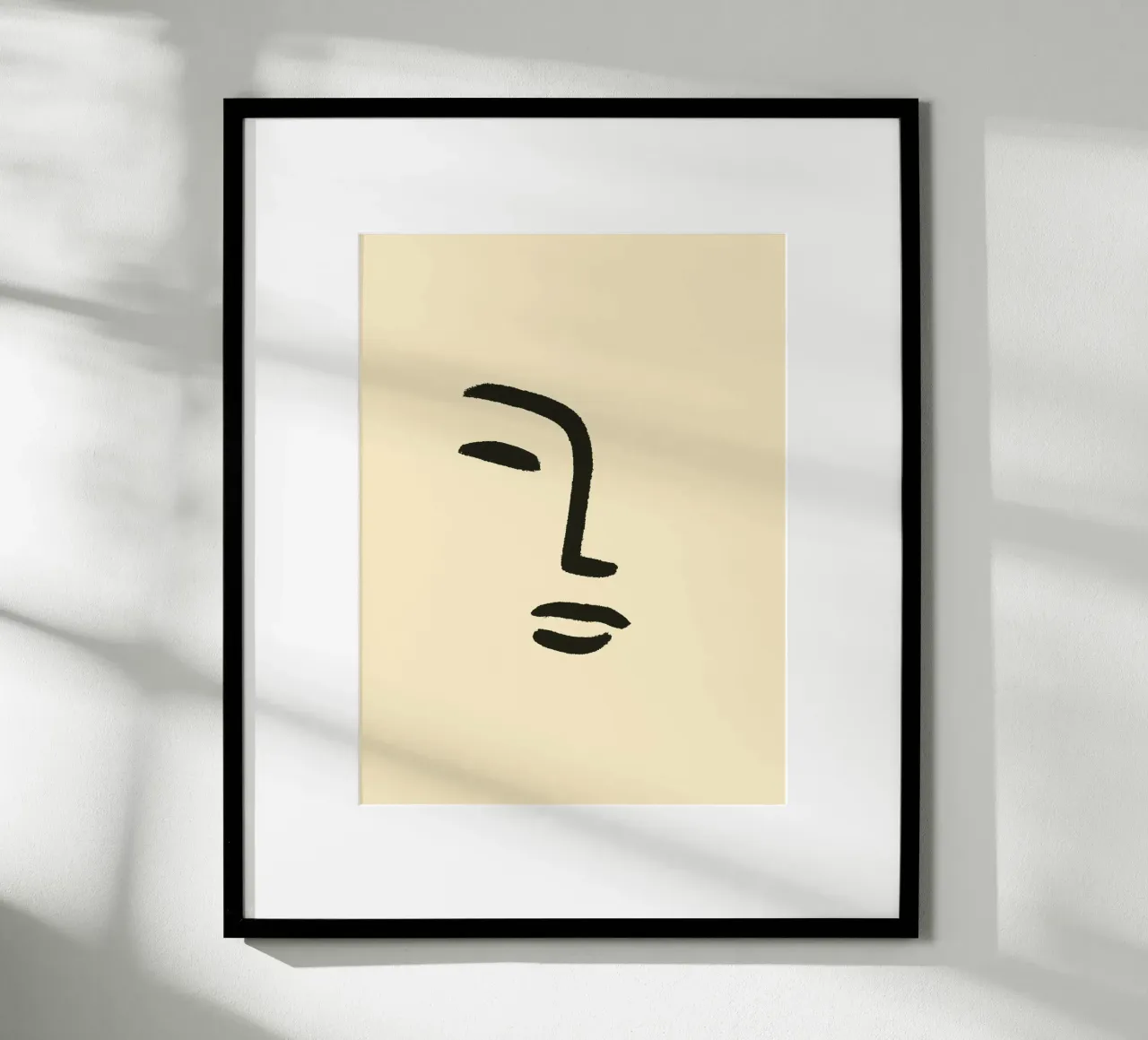 Face Impression poster con telaio in plastica da treechild