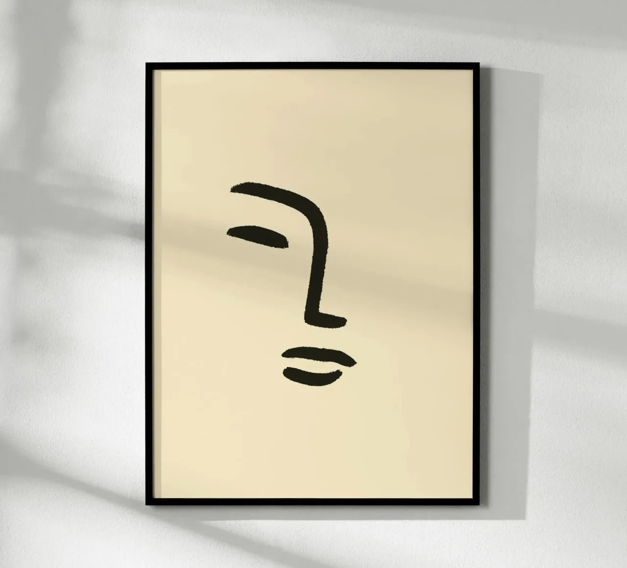 Face Impression poster con telaio in plastica da treechild