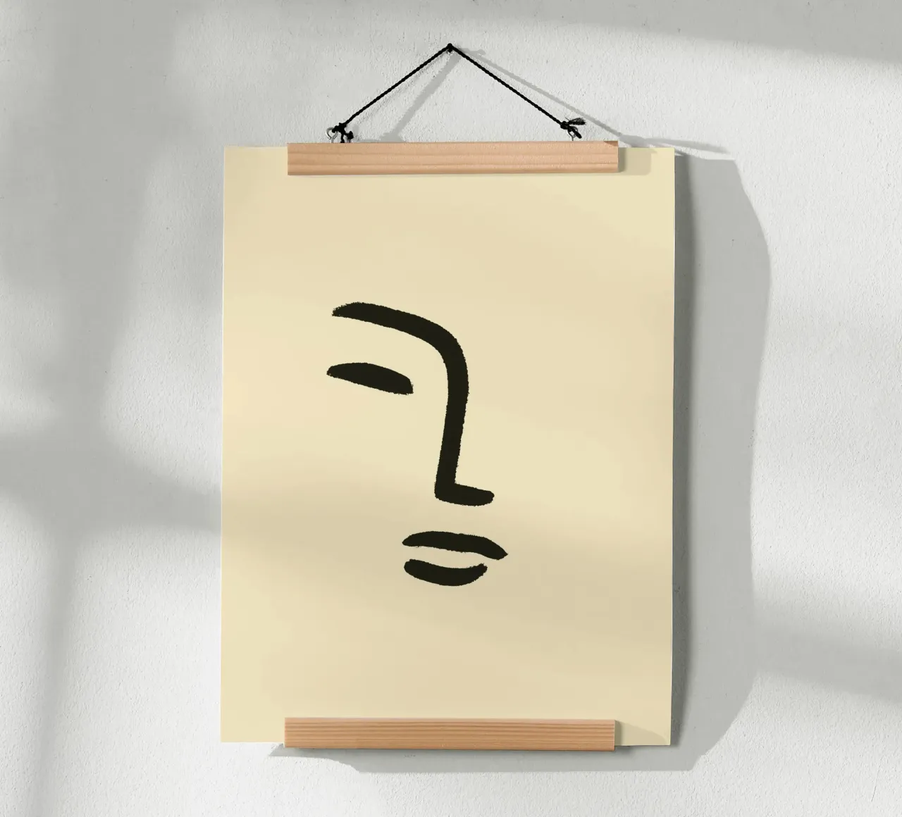 Face Impression poster con telaio in plastica da treechild