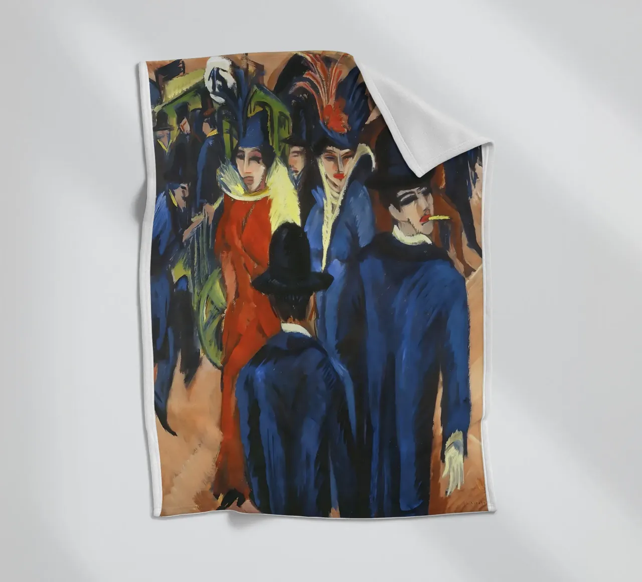 Ernst Ludwig Kirchner - Via, Berlino coperta in pile da tokovictory