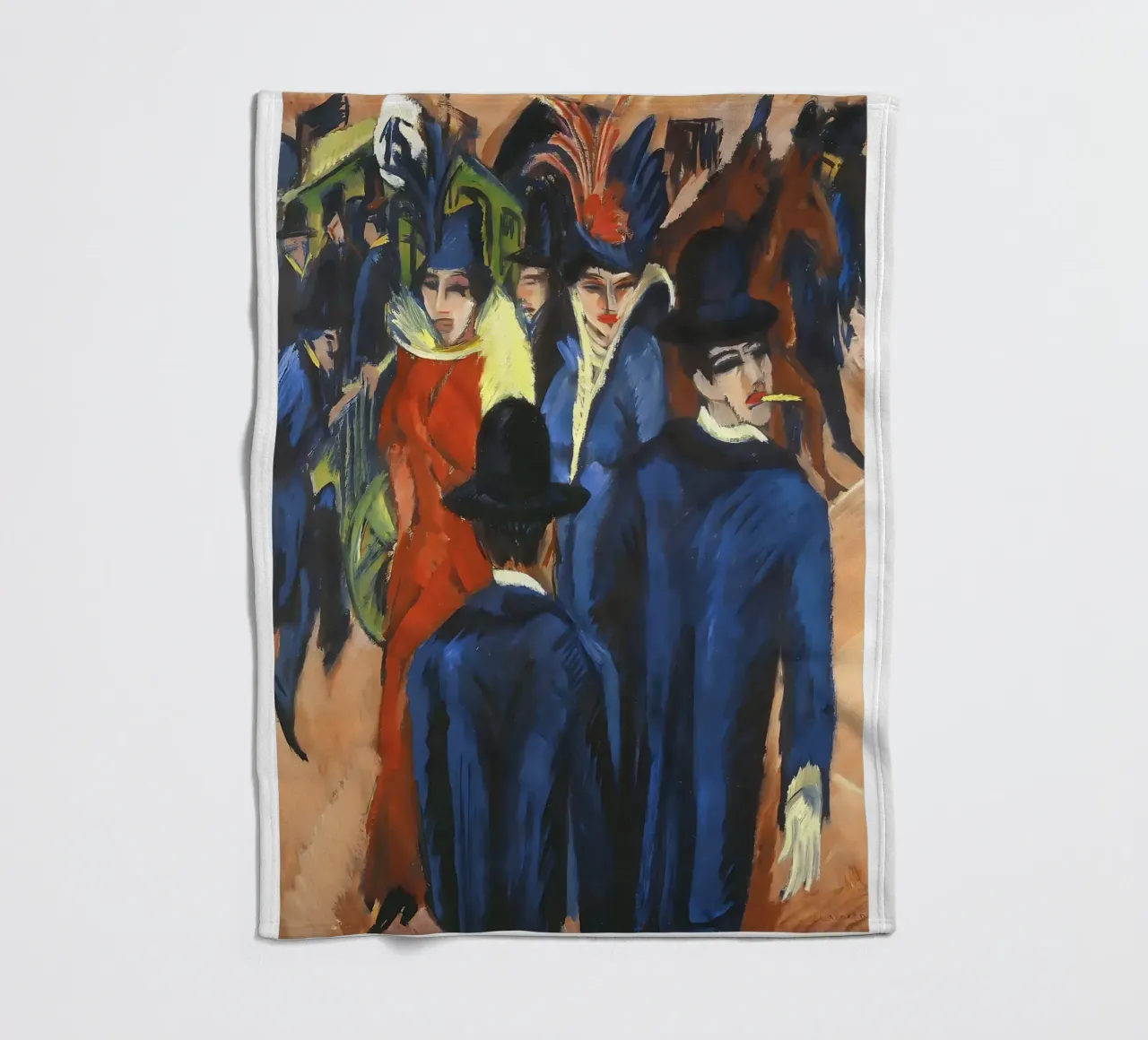 Ernst Ludwig Kirchner - Via, Berlino coperta in pile da tokovictory
