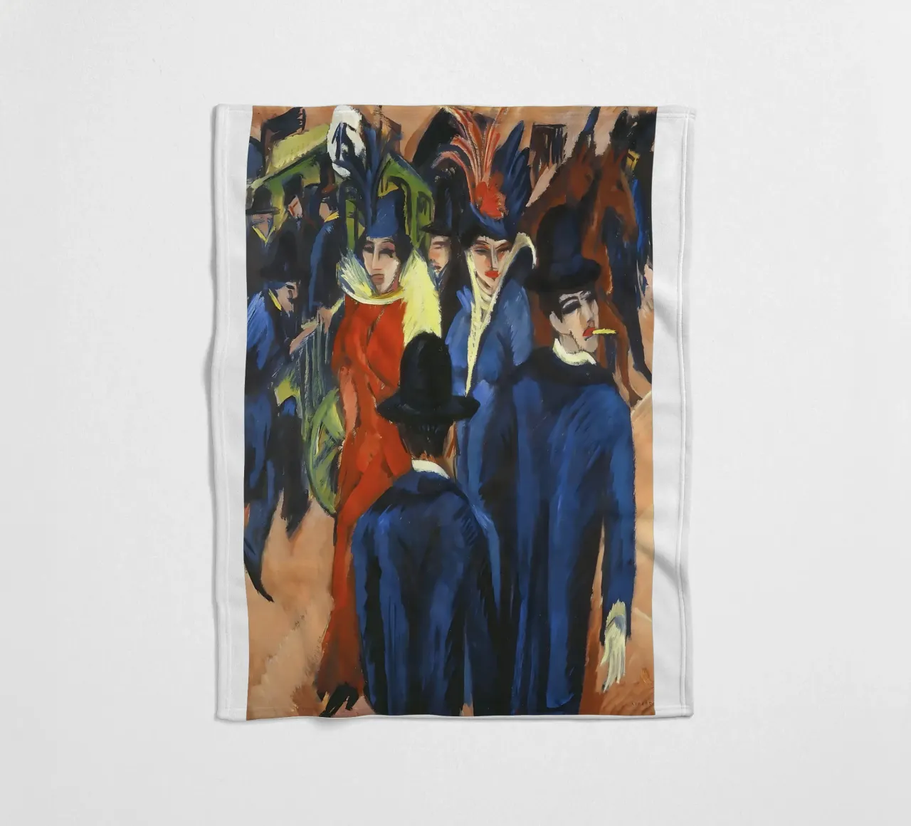 Ernst Ludwig Kirchner - Via, Berlino coperta in pile da tokovictory