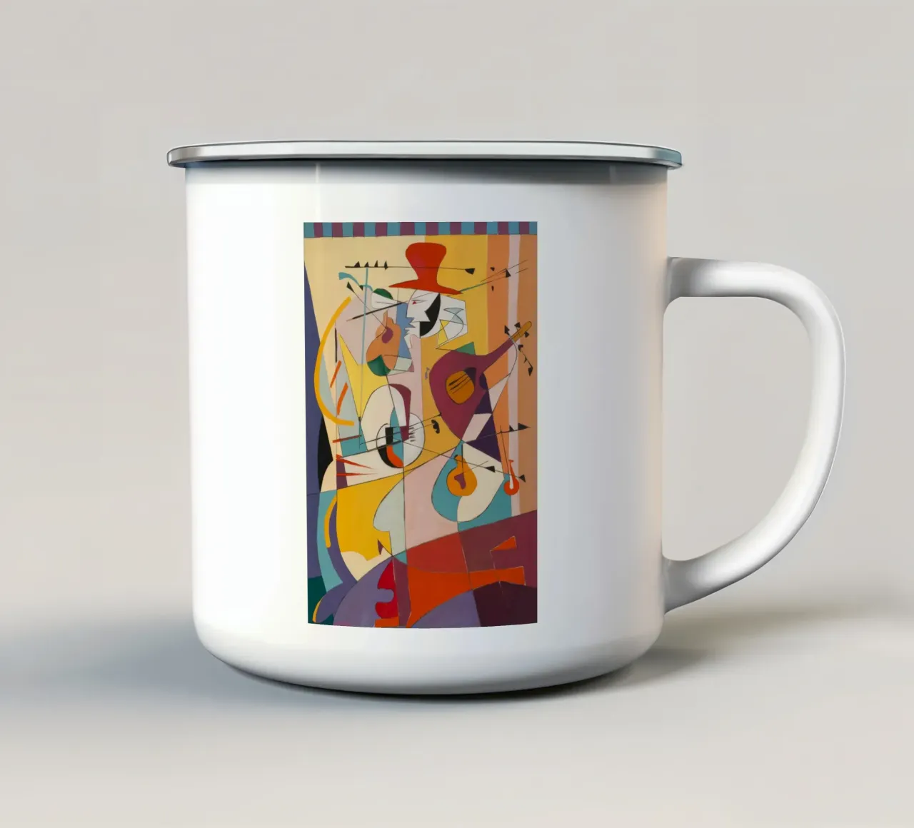 Ensemble ritmico stravagante tazza in smalto da Crimson Whisper