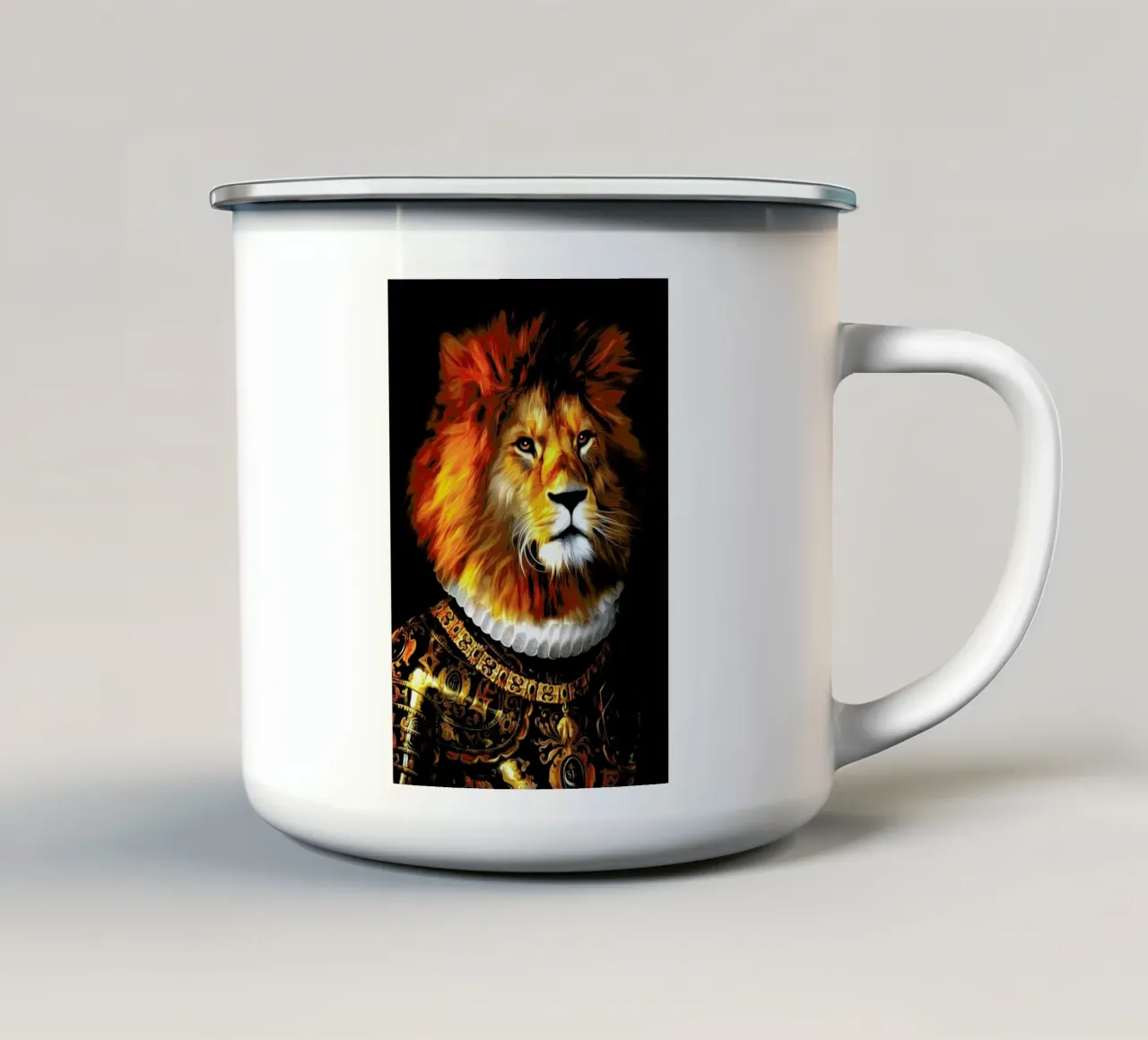 Aras tazza in smalto da Tein Lucasson