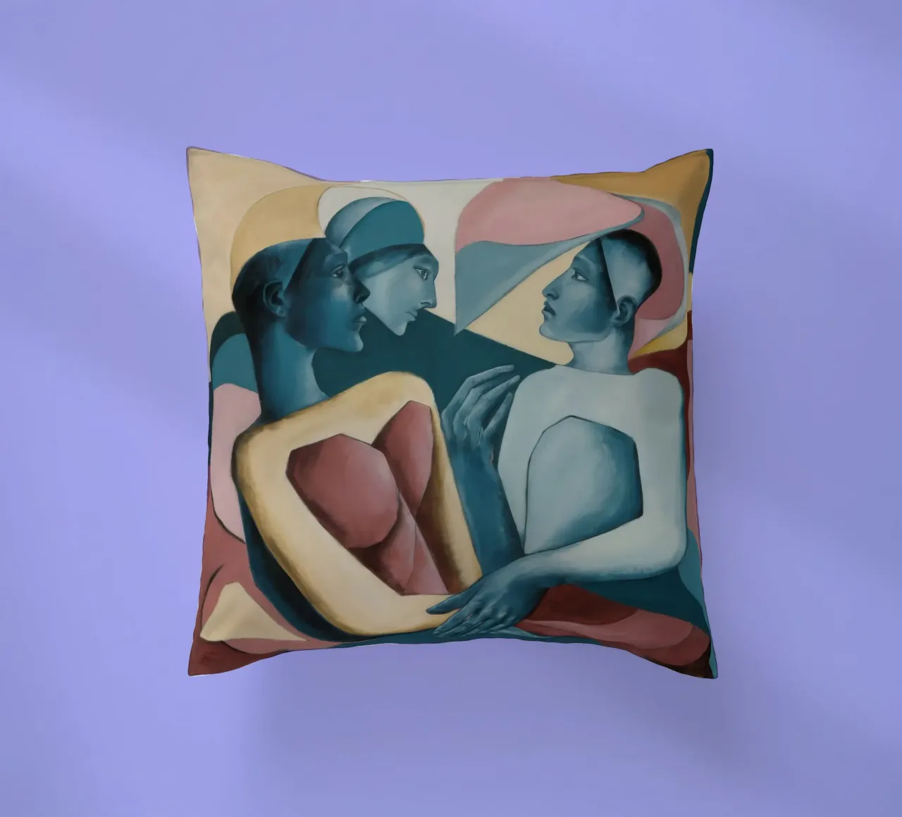 Dépasser les frontières coussin de Crimson Whisper