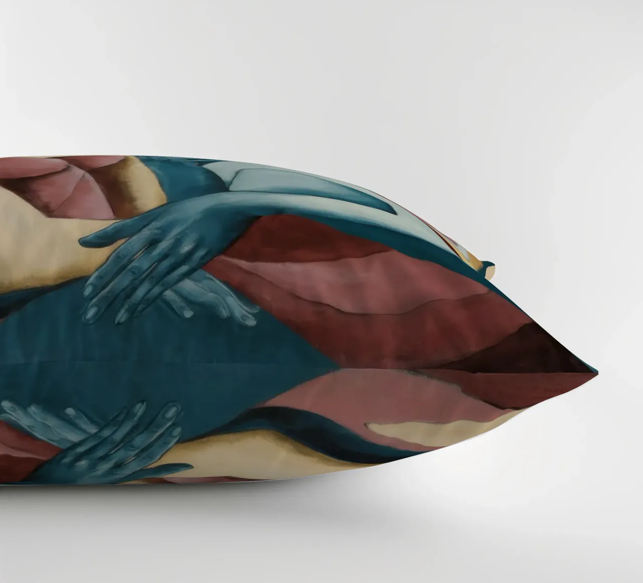 Dépasser les frontières coussin de Crimson Whisper