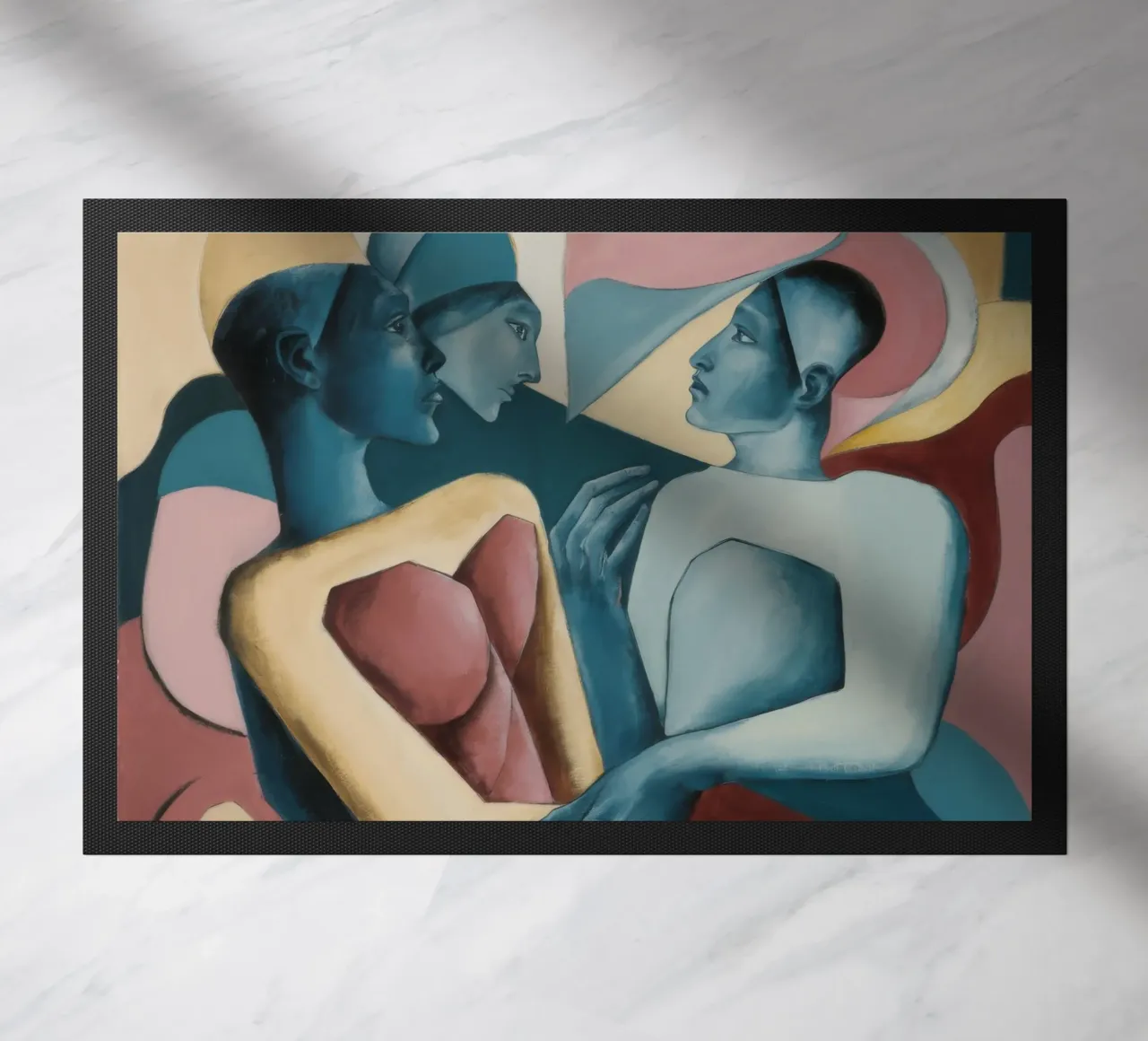 Abbracciare oltre i confini zerbino da Crimson Whisper