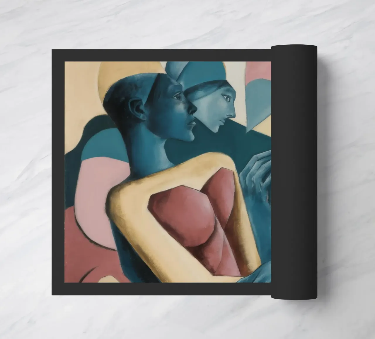 Abbracciare oltre i confini zerbino da Crimson Whisper