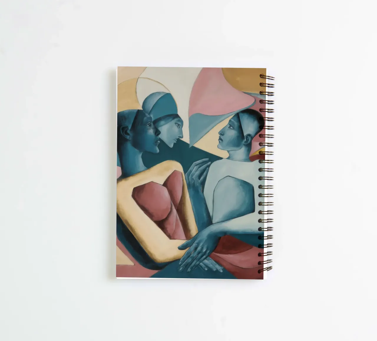 Embrace Beyond Boundaries spiral notebook by Crimson Whisper