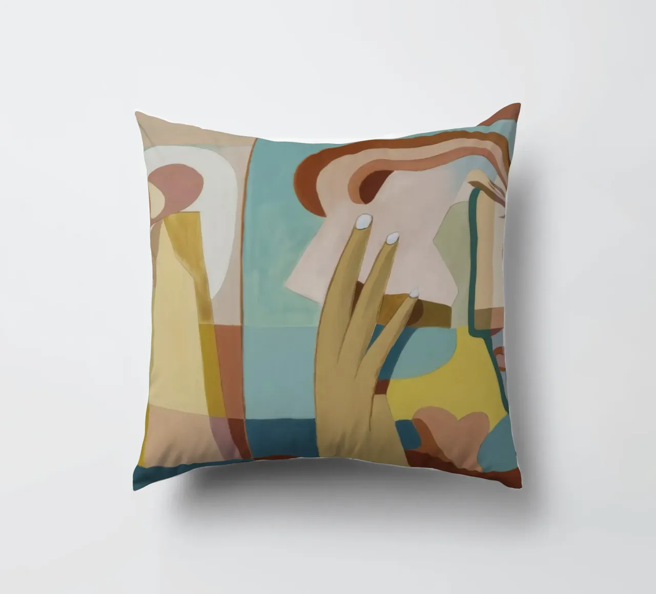 Divided Thought Vision decorative cushion by Crimson Whisper