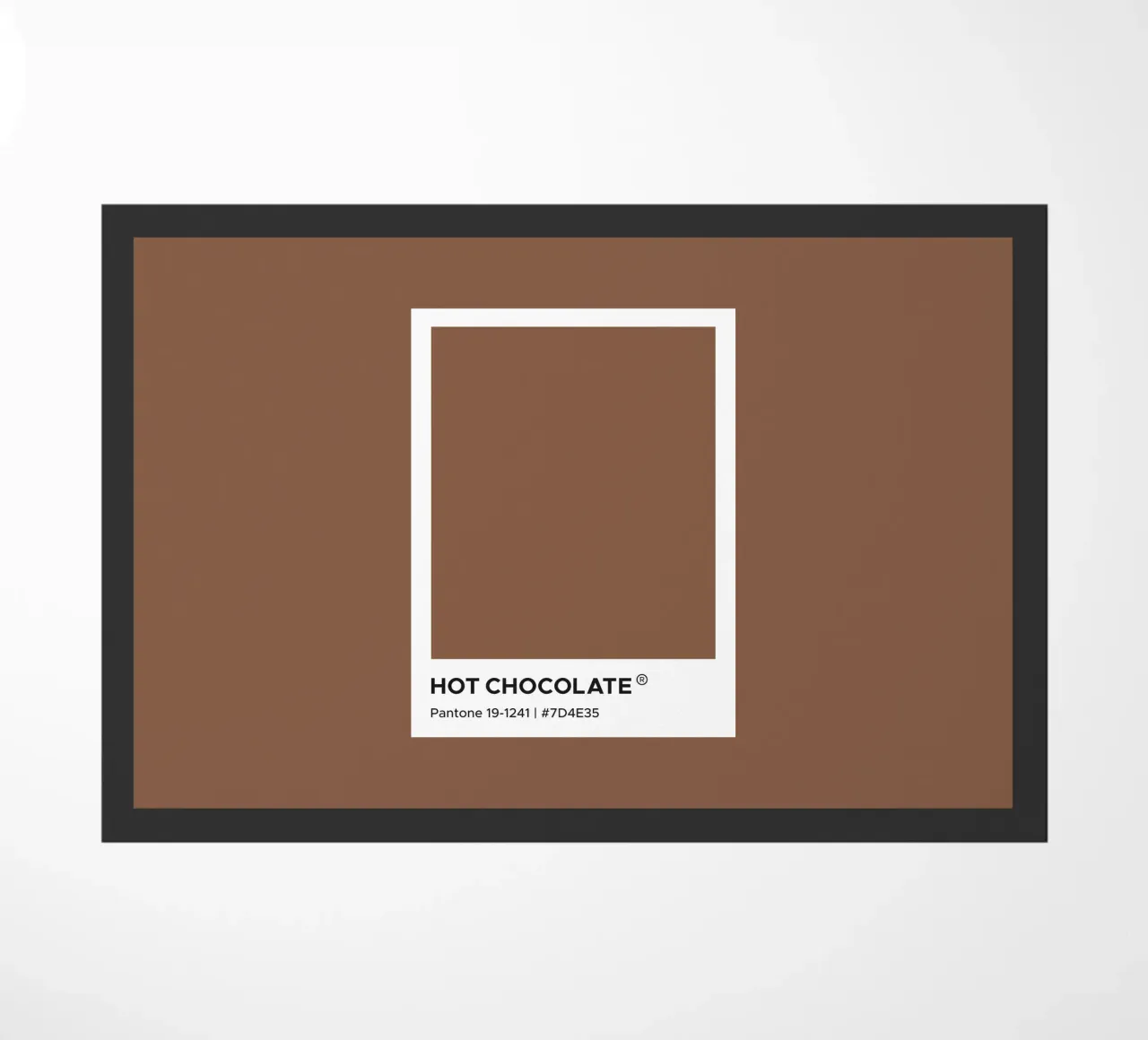 Cioccolato caldo Pantone zerbino da Paigaam Studio