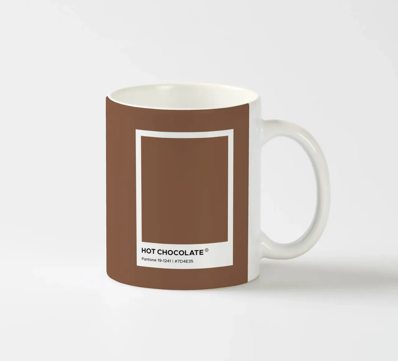 Cioccolato caldo Pantone tazza in ceramica da Paigaam Studio