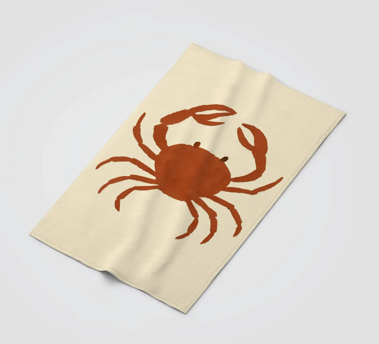 Crab Impression coperta in pile da treechild