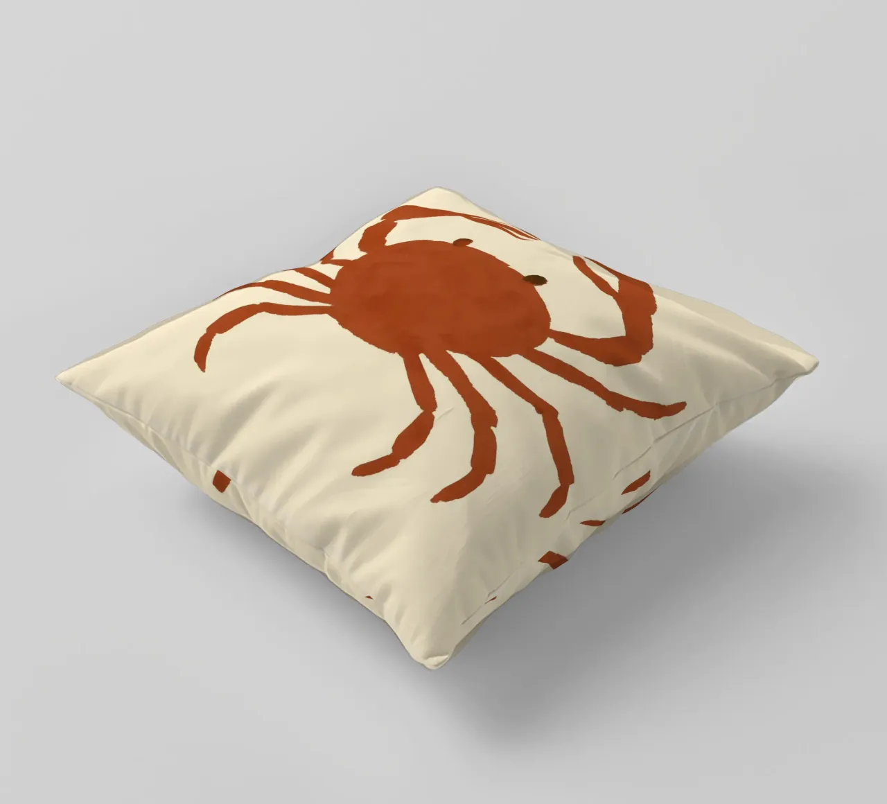 Crab Impression cuscino da treechild