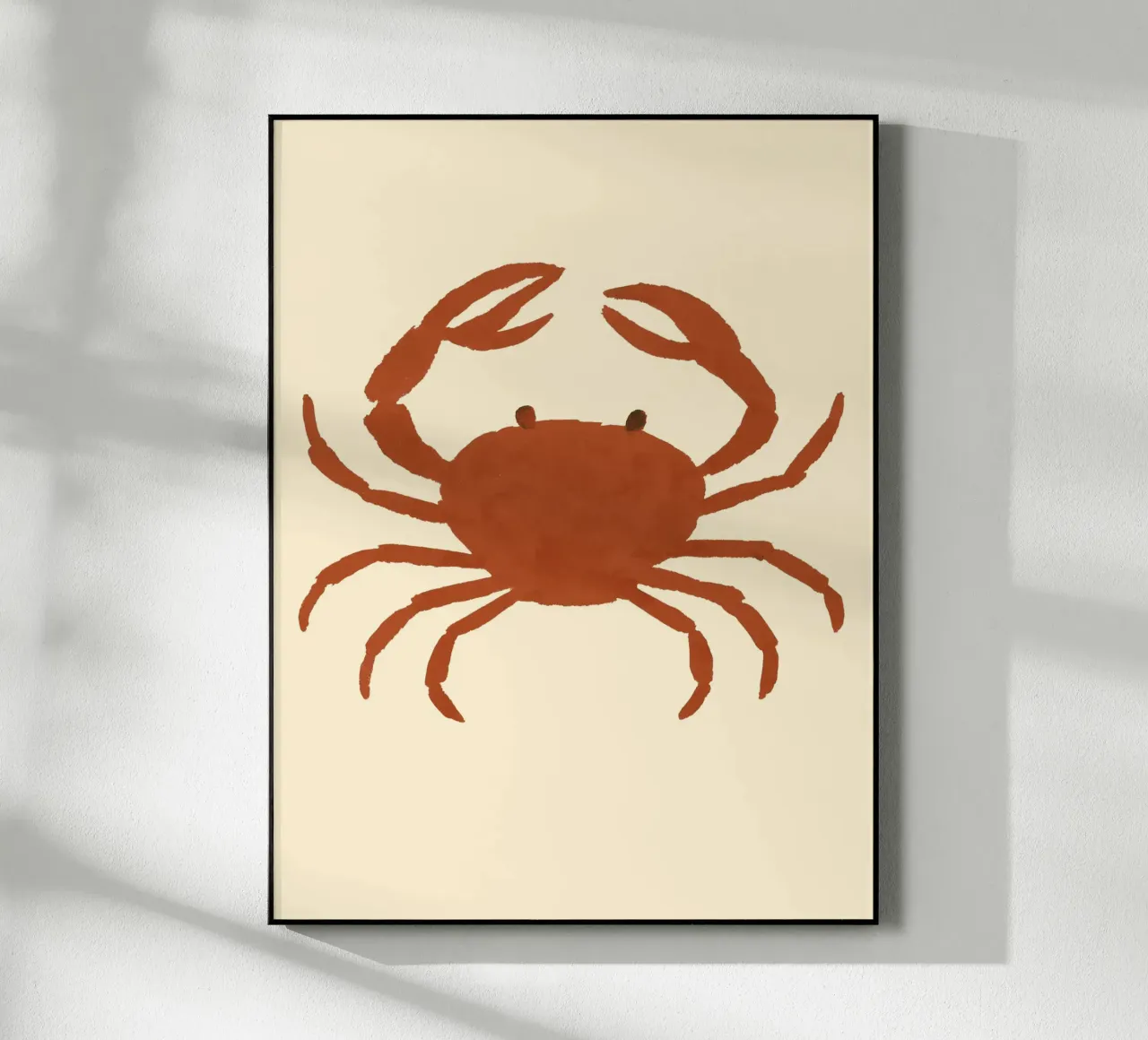 Crab Impression acryl van treechild