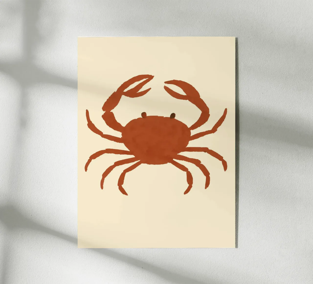 Crab Impression acryl van treechild