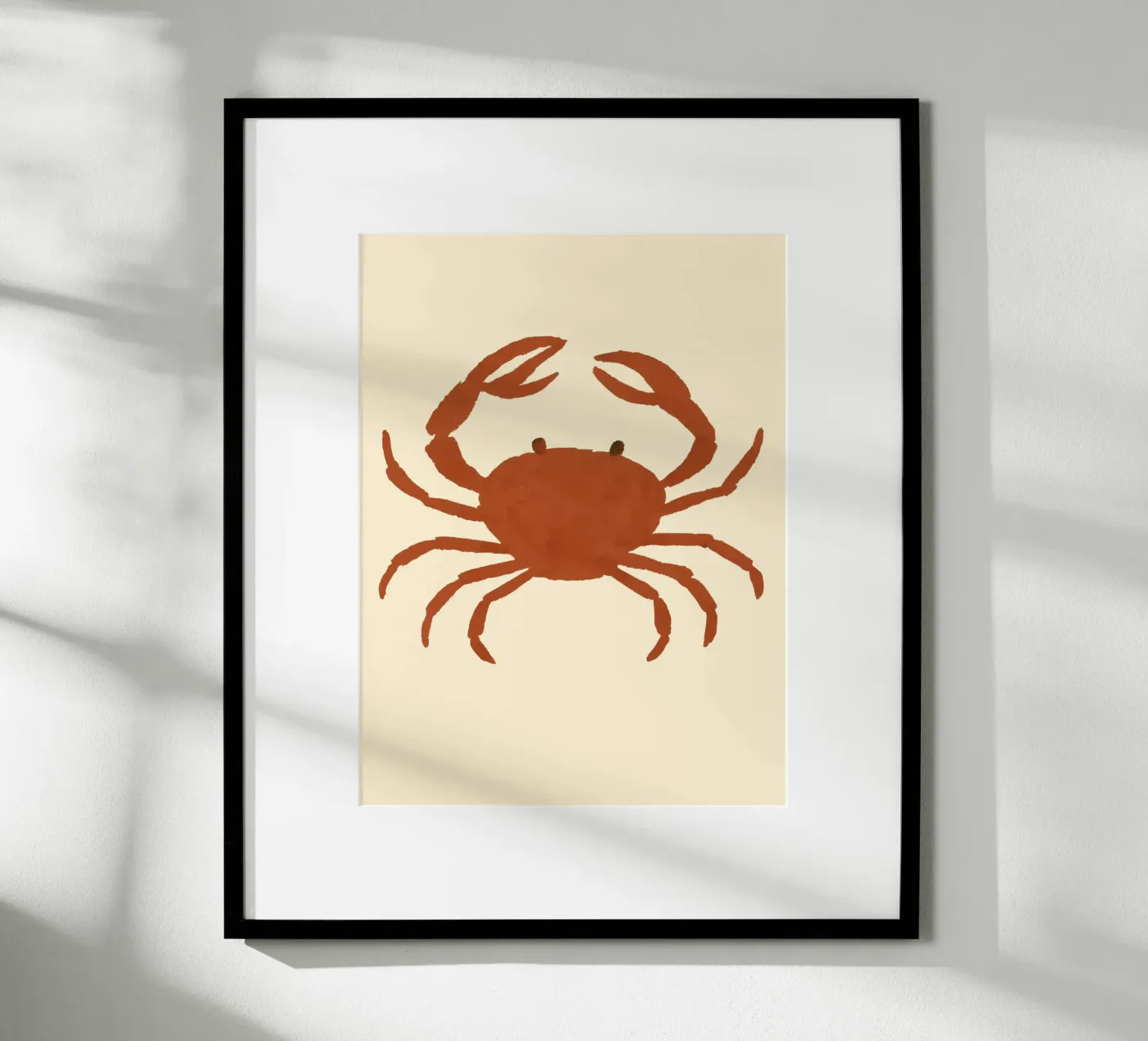 Crab Impression Poster von treechild