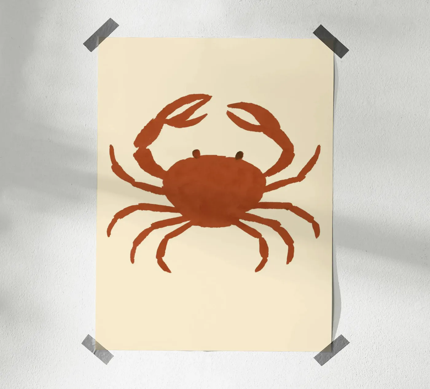 Crab Impression Poster von treechild