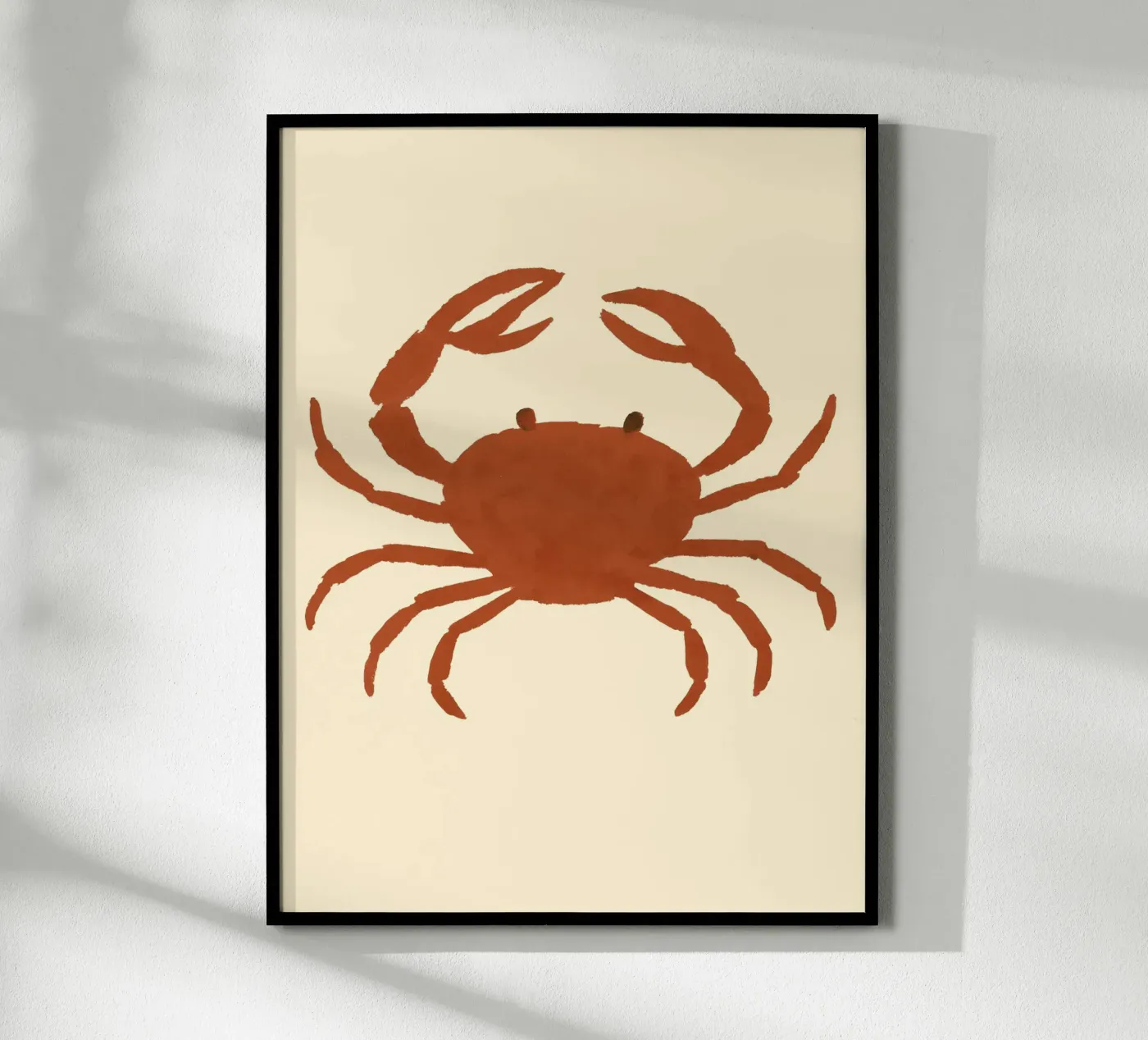 Crab Impression poster by treechild