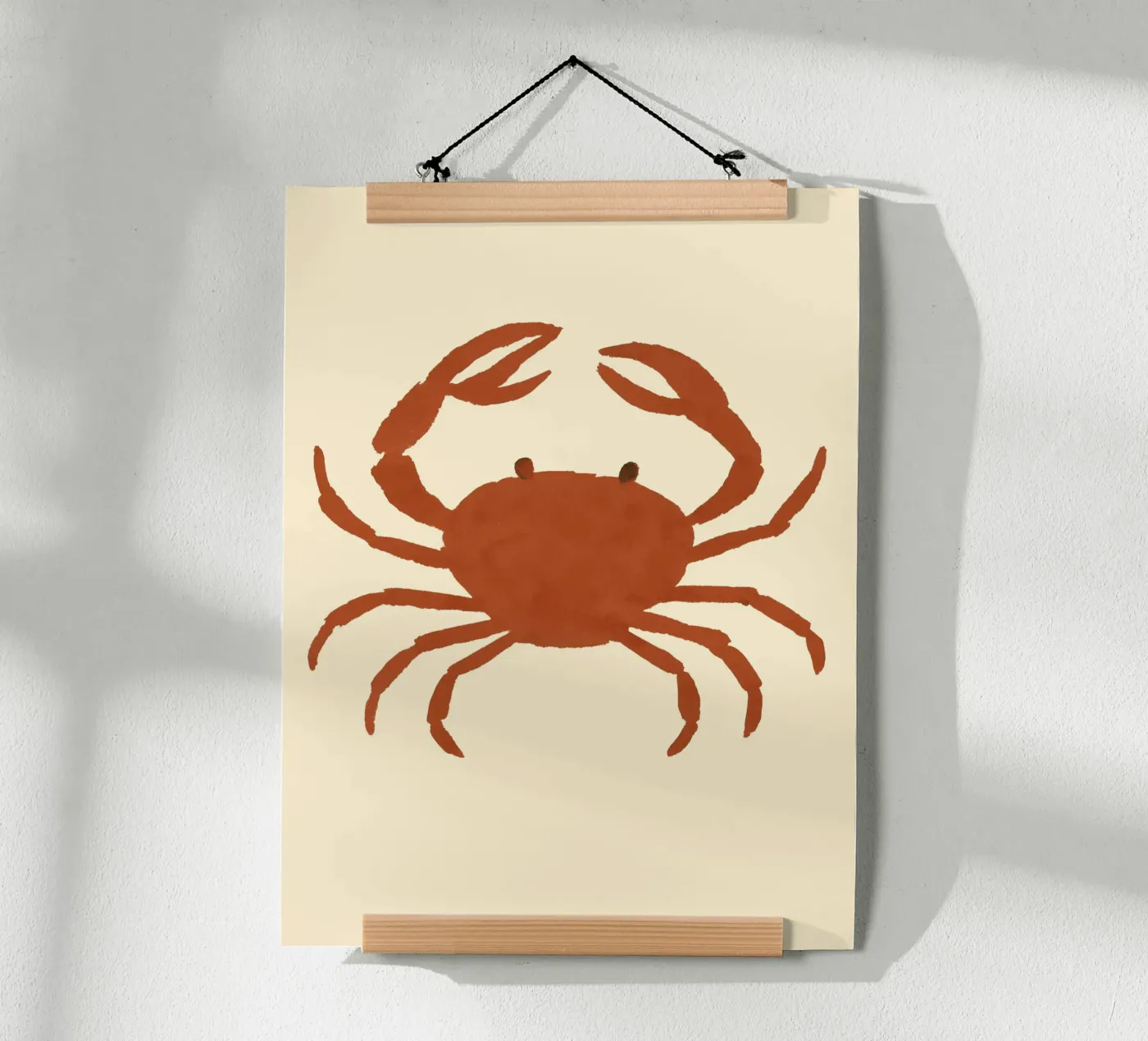 Crab Impression Poster von treechild