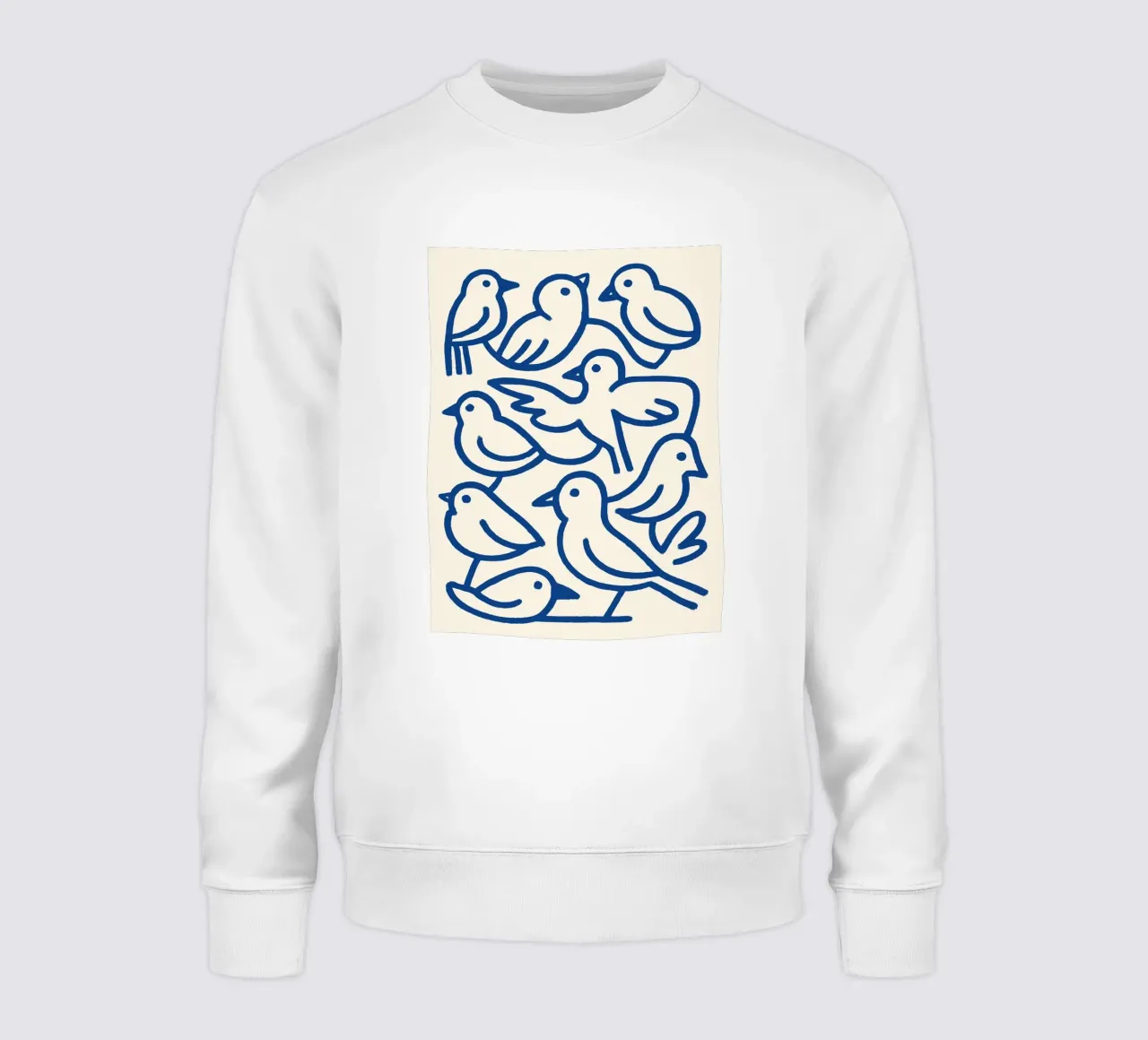 Cobalt Birds felpa da treechild