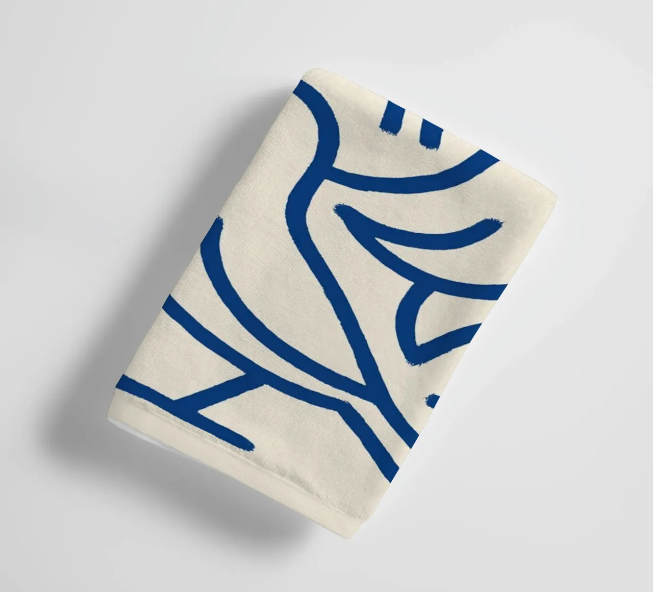 Cobalt Birds asciugamano da bagno da treechild