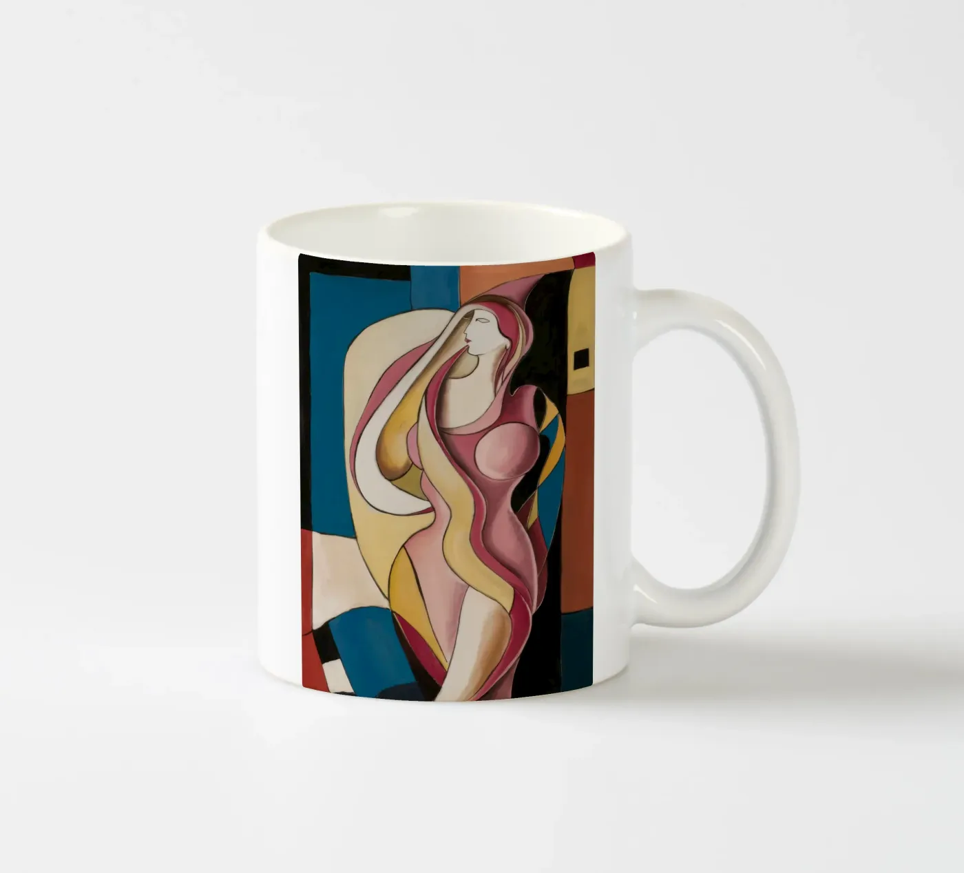 Sensual Grace Echo ceramic mug by Crimson Whisper