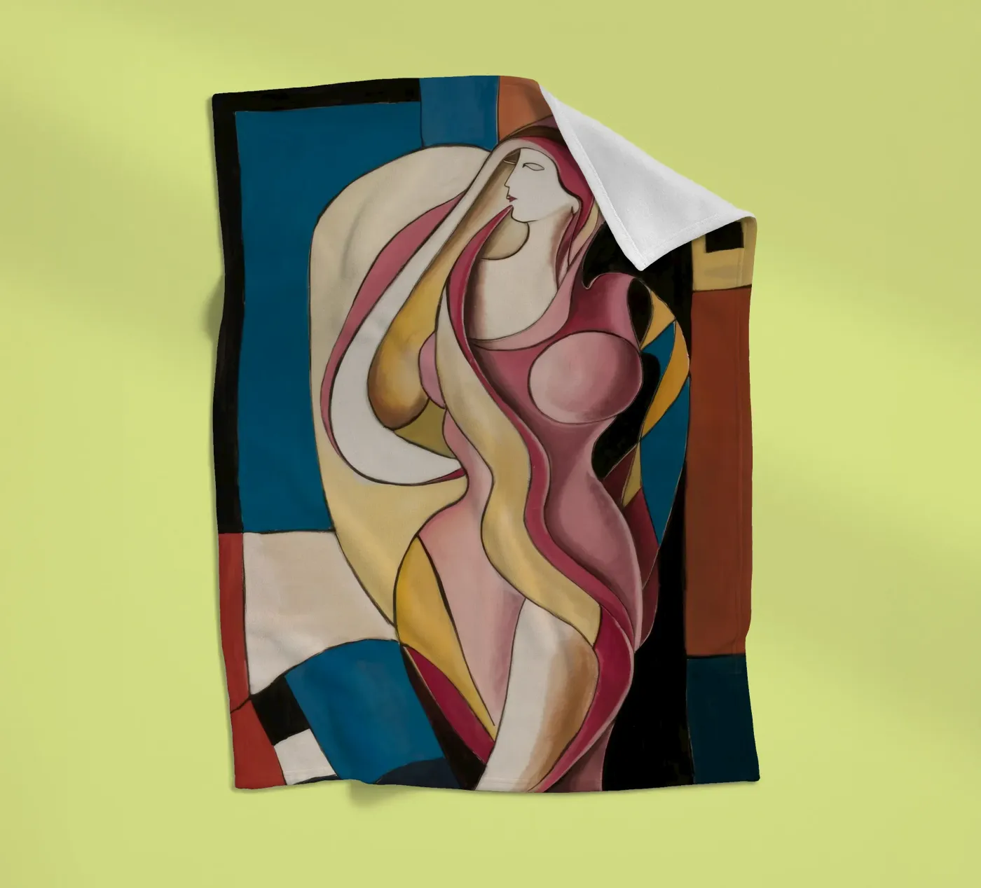 Sensual Grace Echo fleece blanket by Crimson Whisper