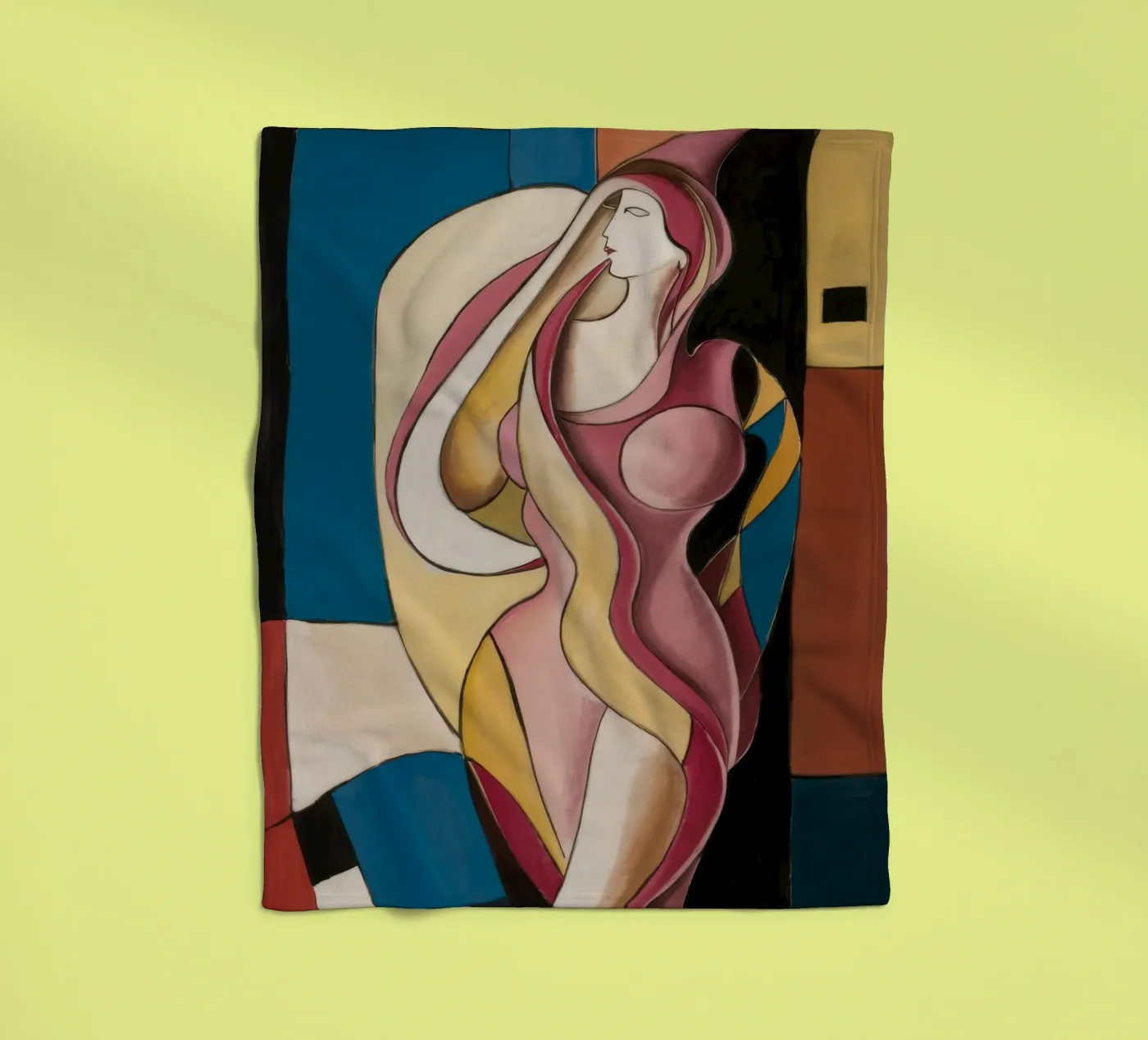 Sensual Grace Echo fleece blanket by Crimson Whisper