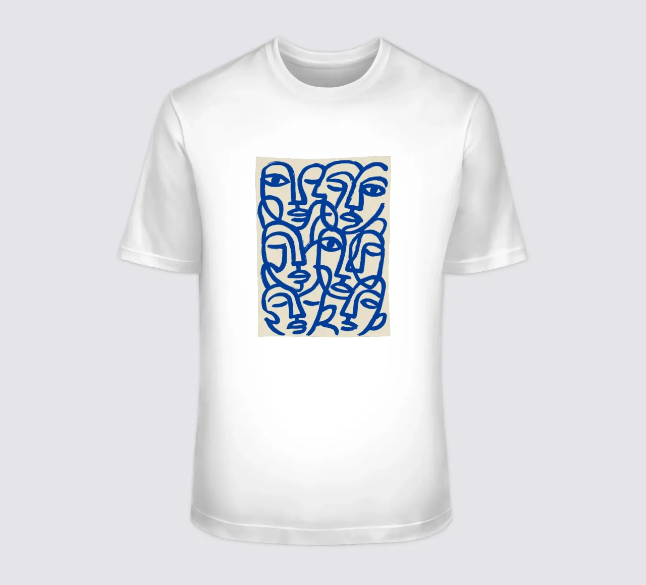 Blue Crowd t-shirt da treechild