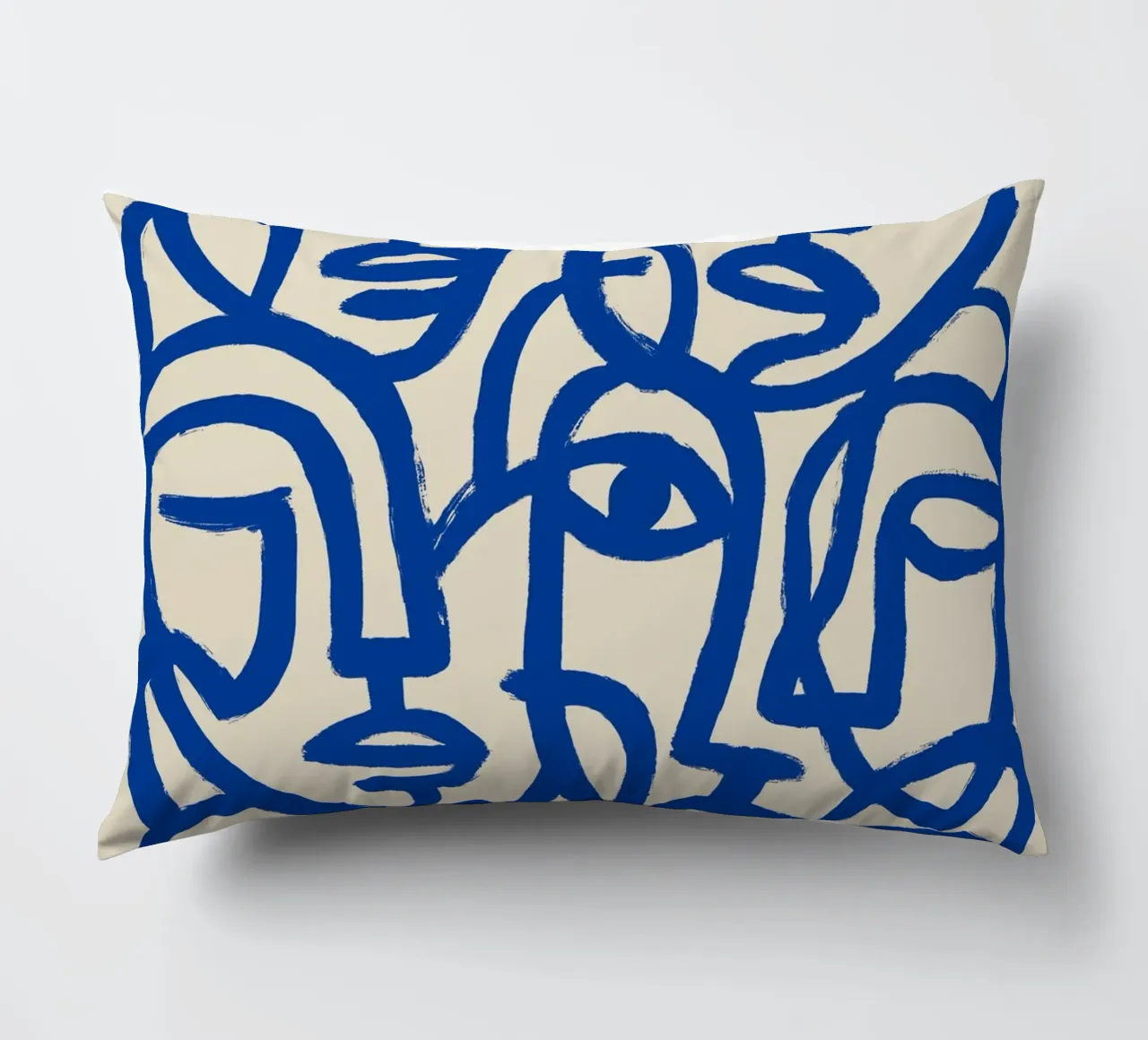 Blue Crowd cuscino da treechild