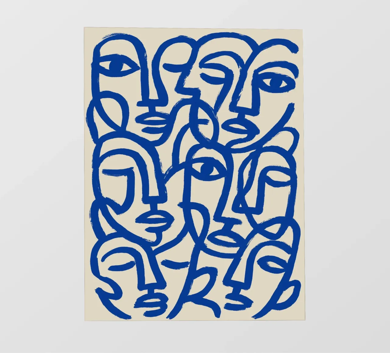 Blue Crowd telo in pvc da treechild