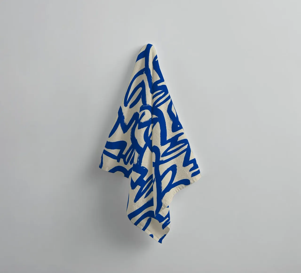 Blue Crowd asciugamano da bagno da treechild