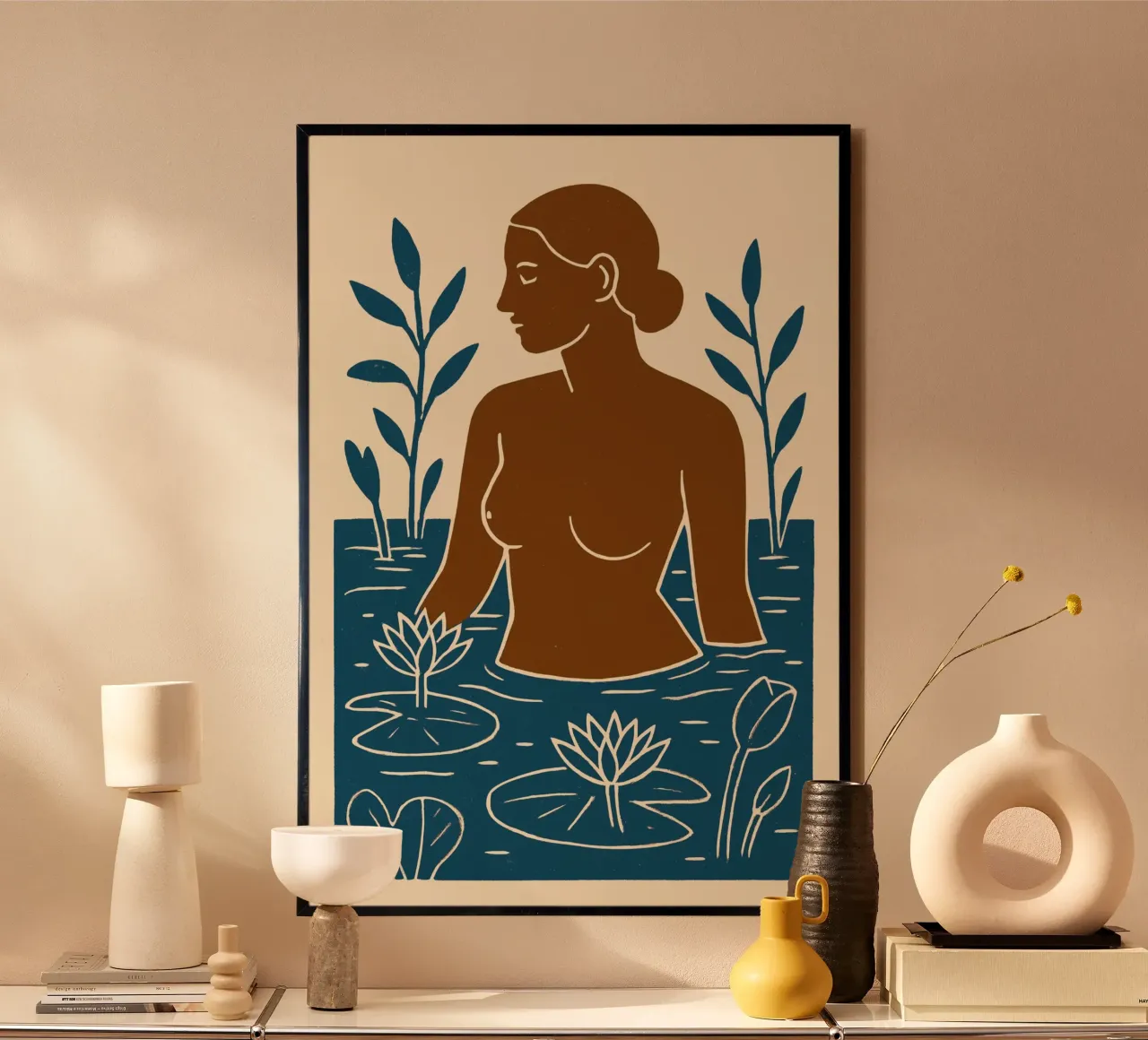 Among The Lilies poster da treechild