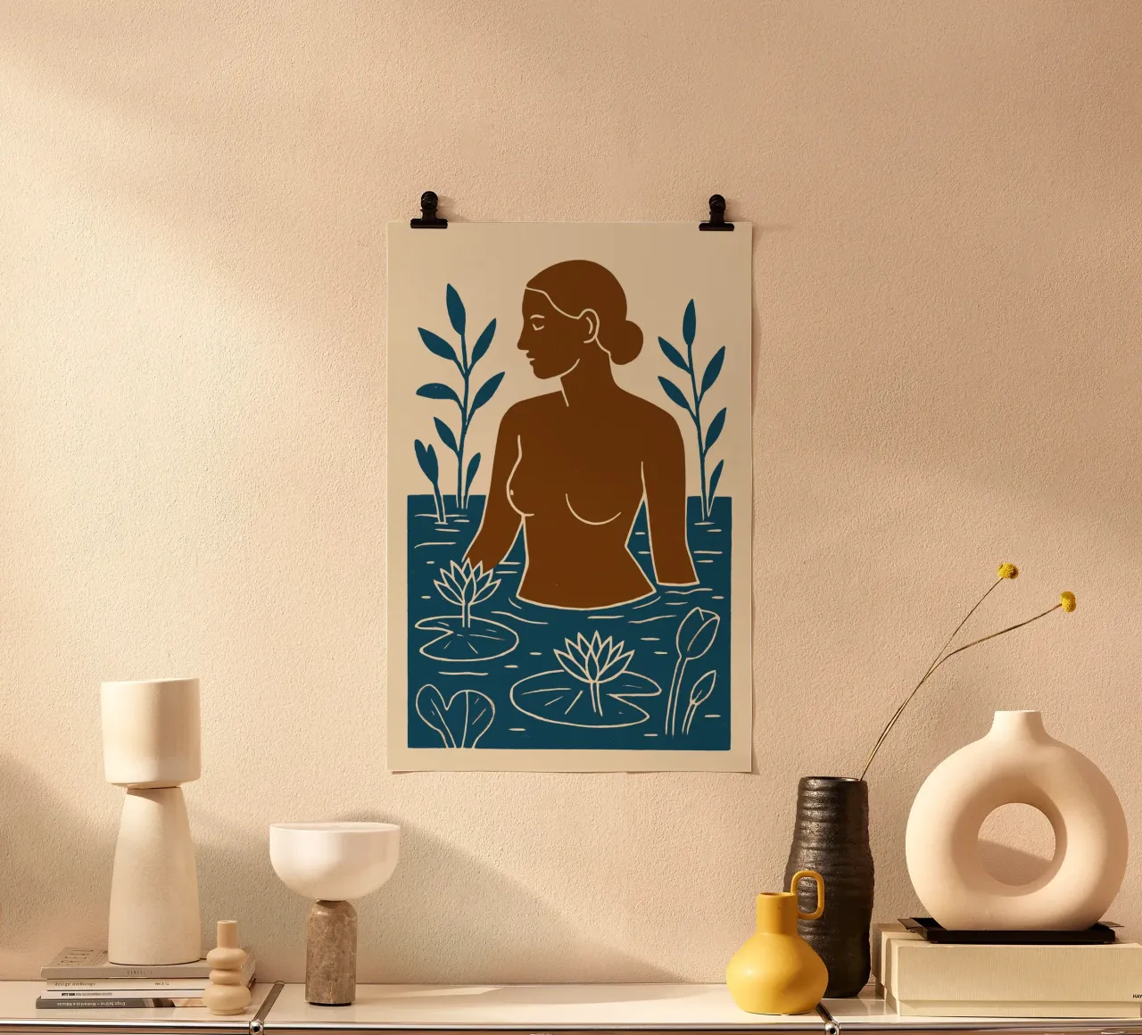 Among The Lilies poster da treechild
