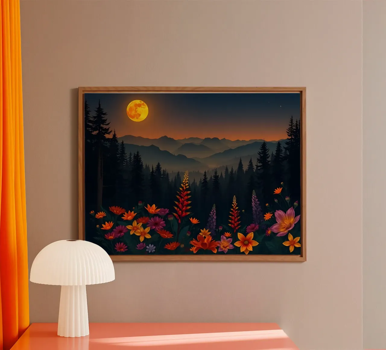 Serenata al chiaro di luna alluminio dibond da Artistic-shop