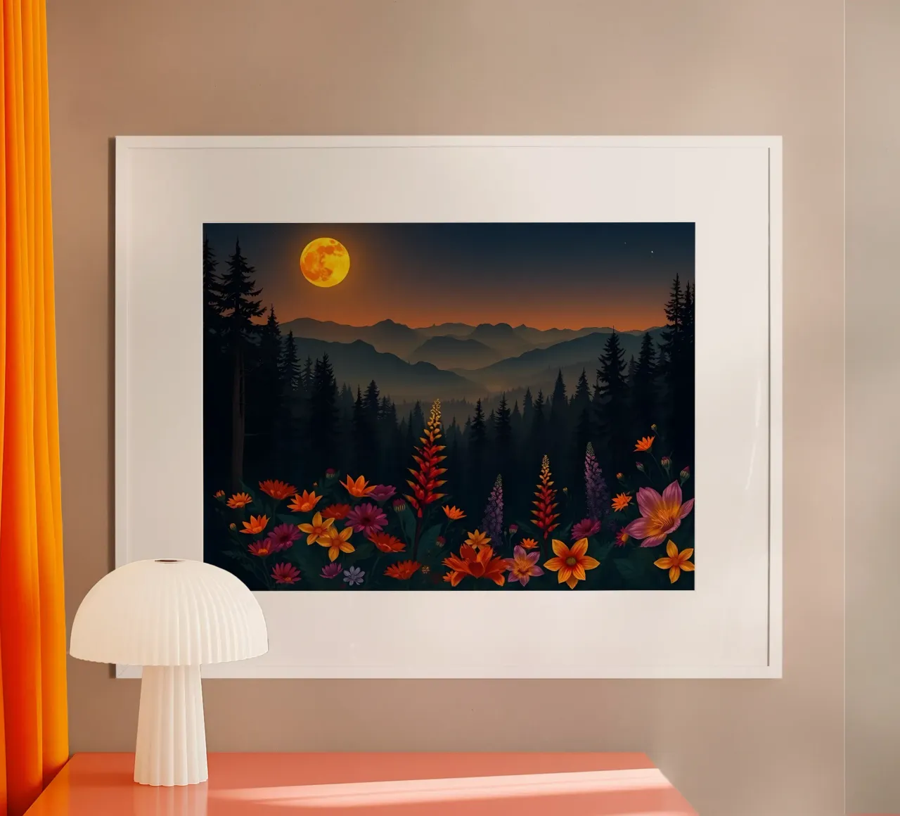 Serenata al chiaro di luna carta hahnemühle da Artistic-shop