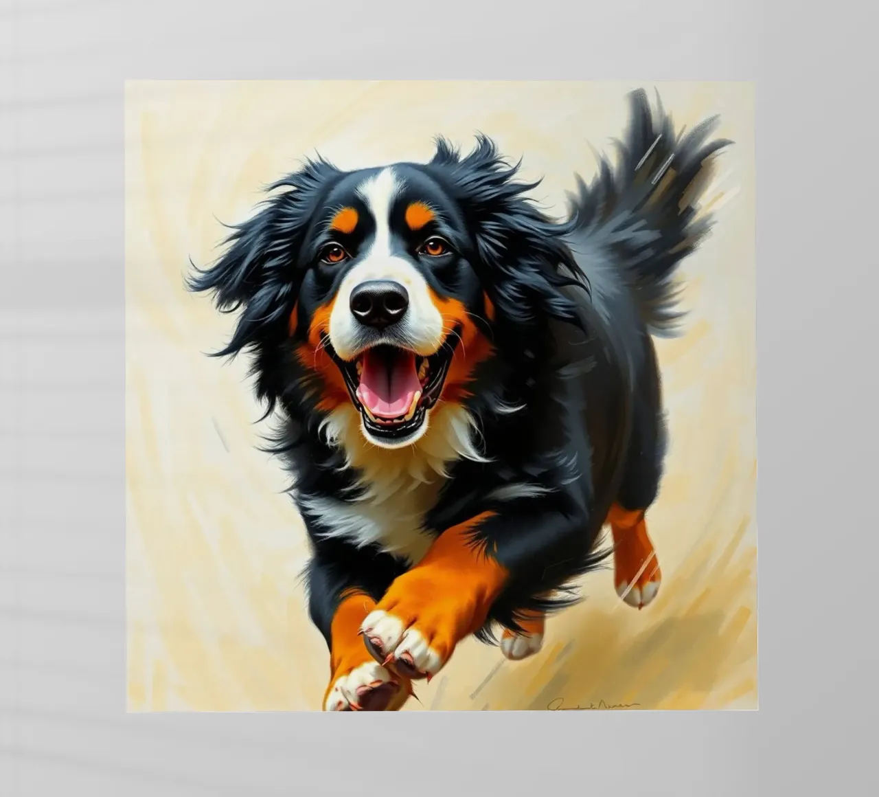 Bellissimo cane da montagna bernese #127 pellicola backlit da Yumis.Beargang.and.Me