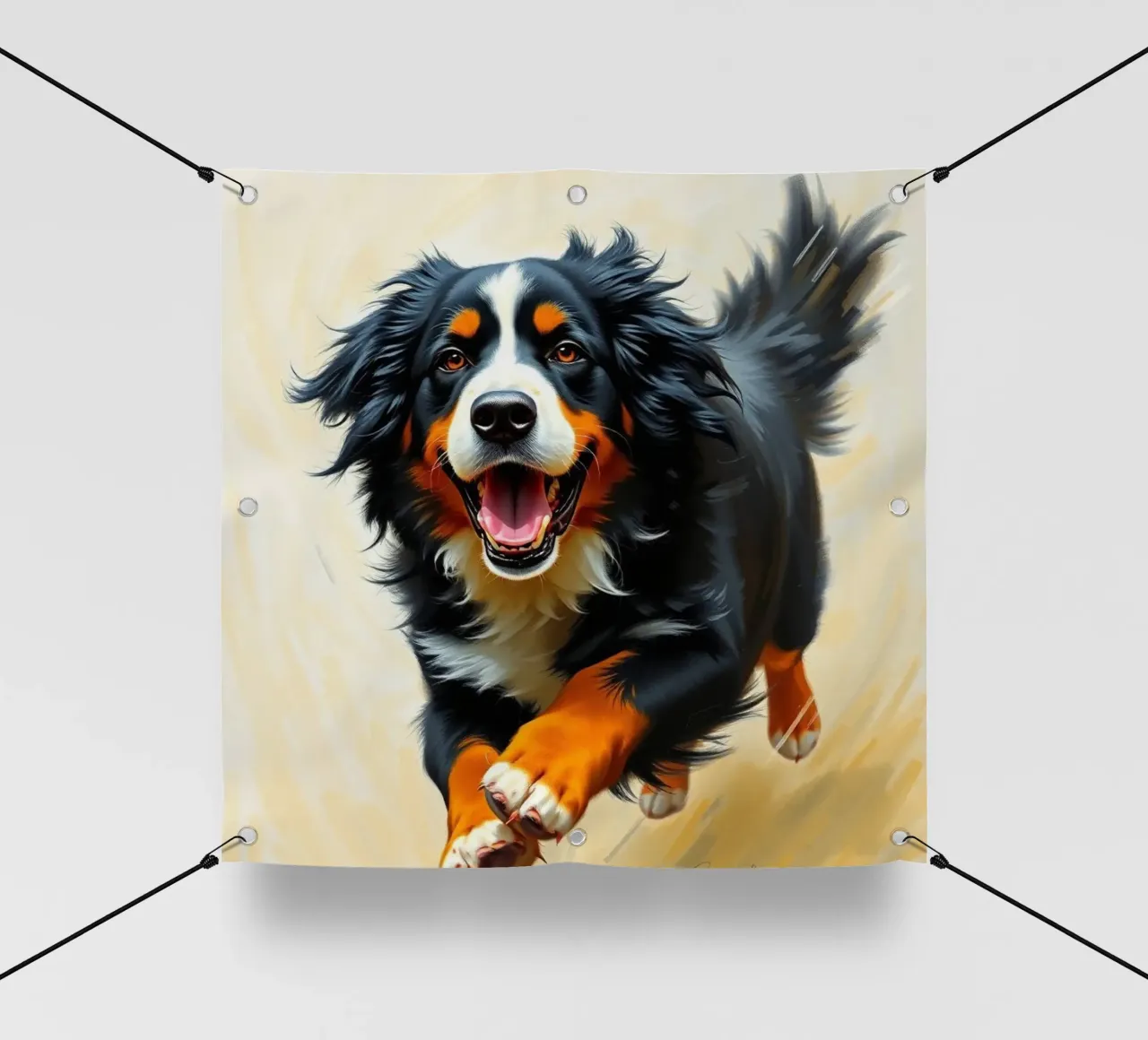 Bellissimo cane da montagna bernese #127 telo in pvc da Yumis.Beargang.and.Me