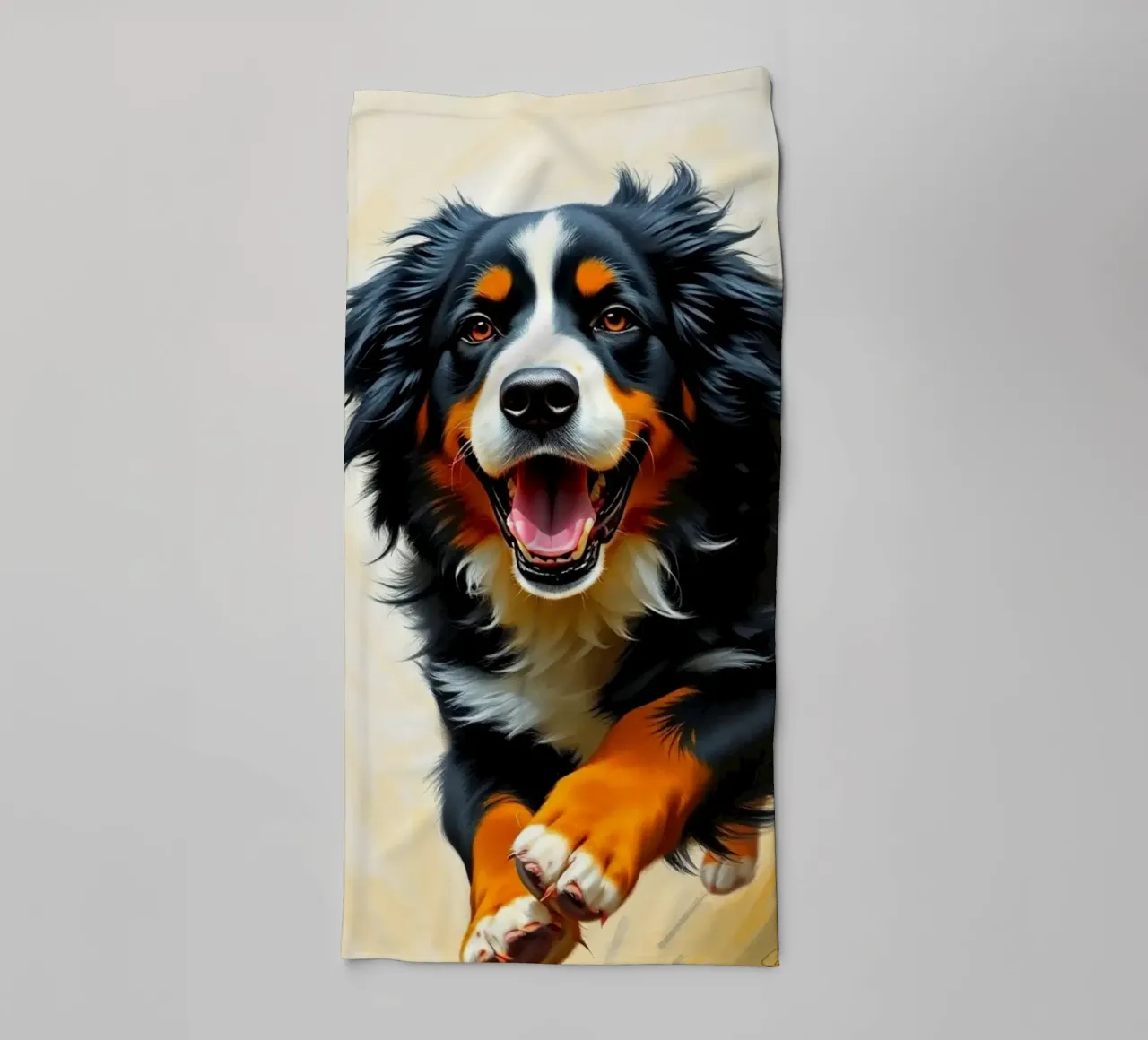 Bellissimo cane da montagna bernese #127 asciugamano da bagno da Yumis.Beargang.and.Me